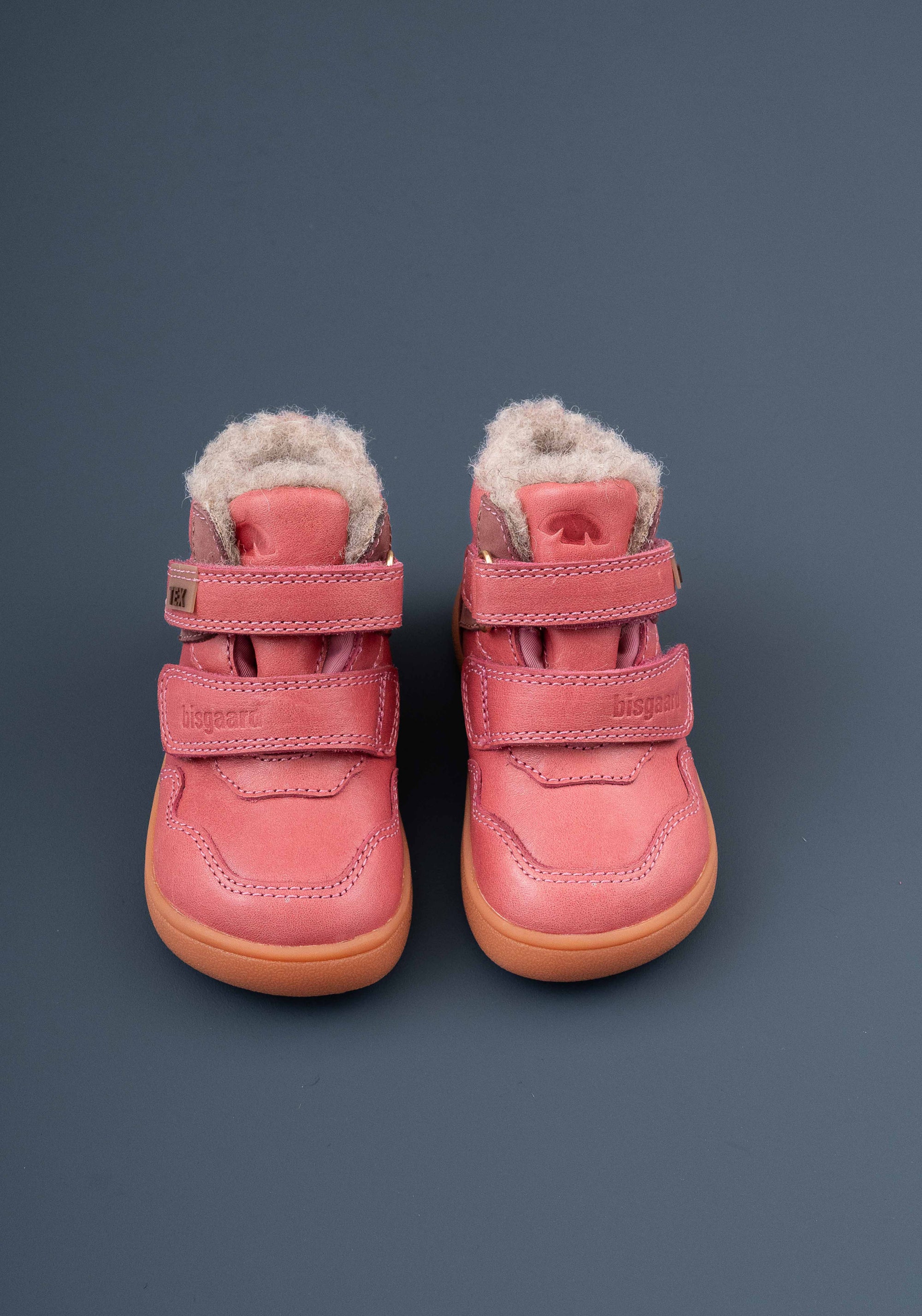 Ghete Barefoot impermeabile îmblănite - Becky Dark Pink