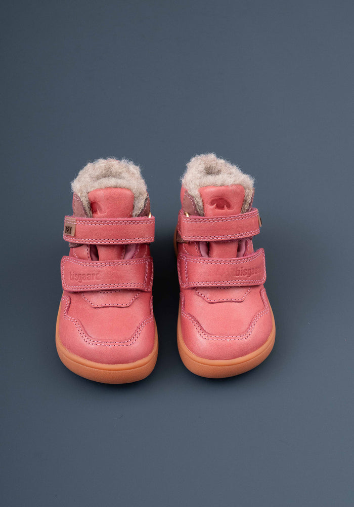 Ghete Barefoot impermeabile îmblănite - Becky Dark Pink