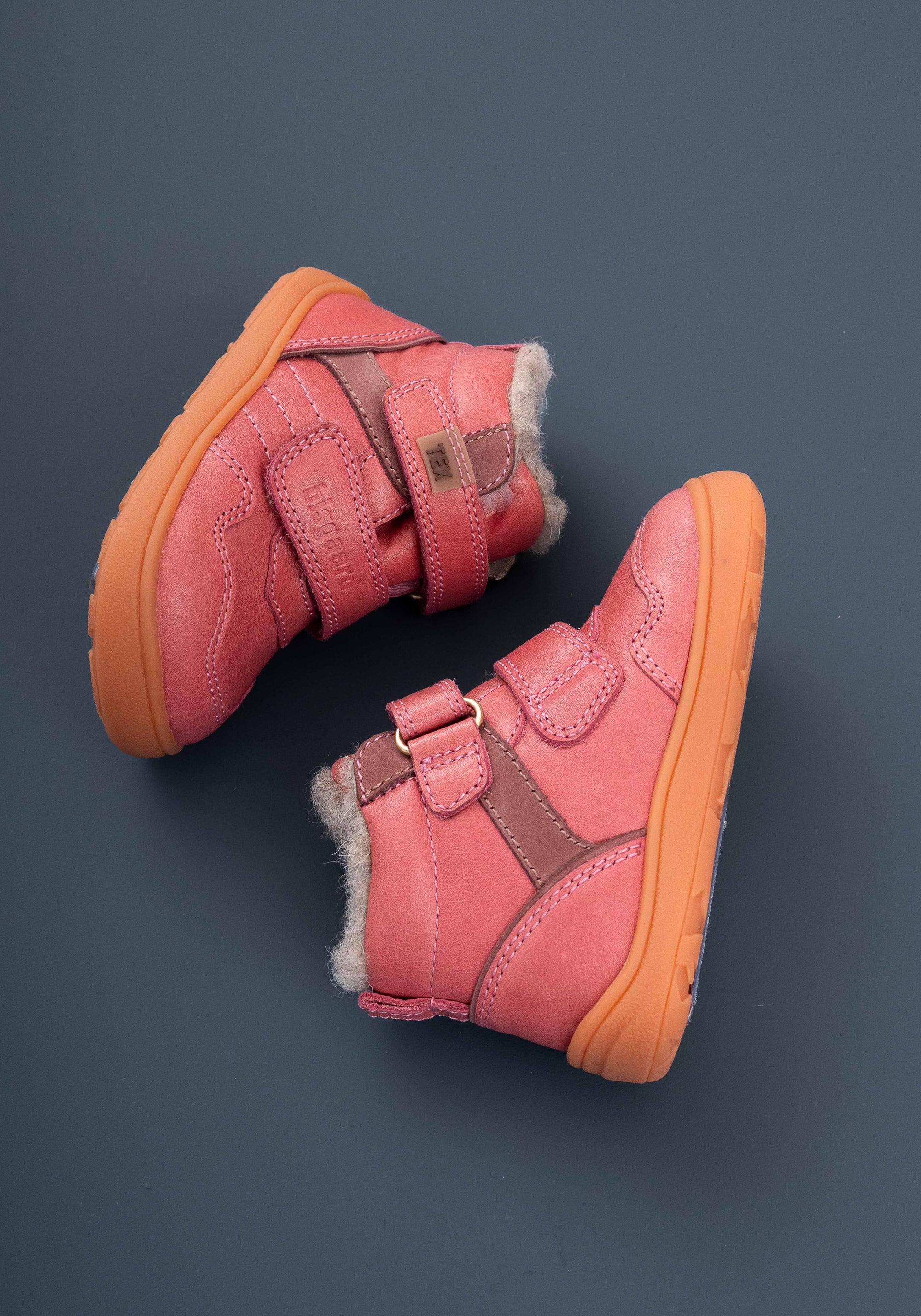 Ghete Barefoot impermeabile îmblănite - Becky Dark Pink