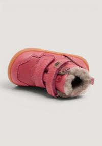 Ghete Barefoot impermeabile îmblănite - Becky Dark Pink