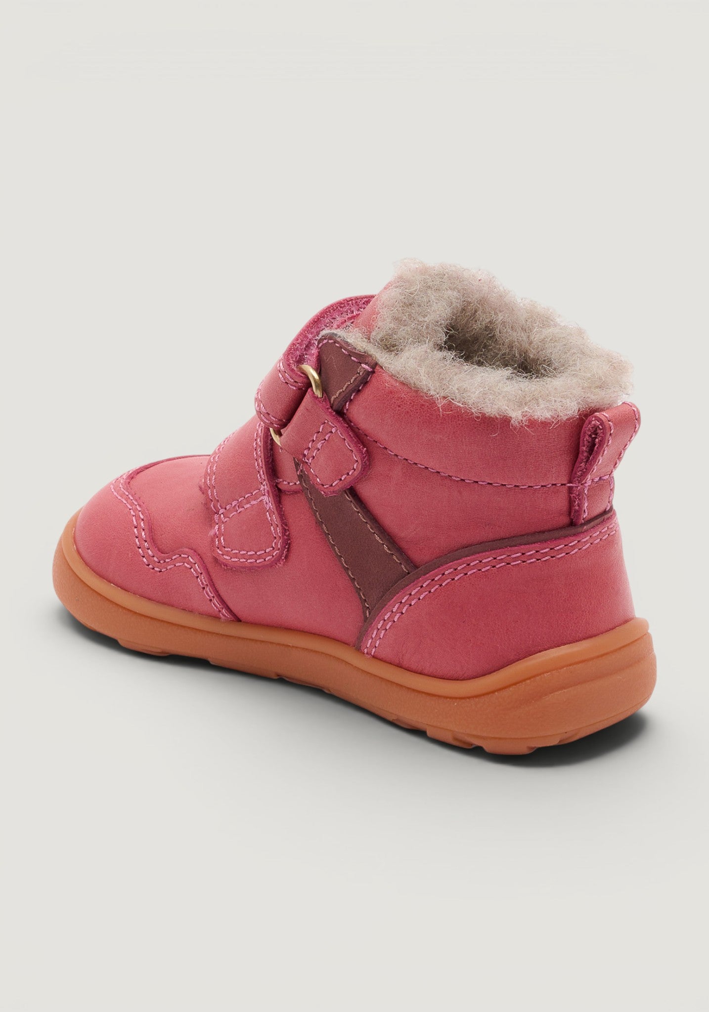 Ghete Barefoot impermeabile îmblănite - Becky Dark Pink