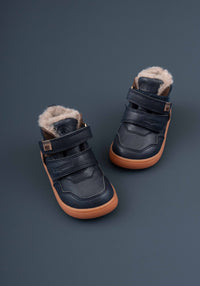 Ghete Barefoot impermeabile îmblănite - Becky Navy