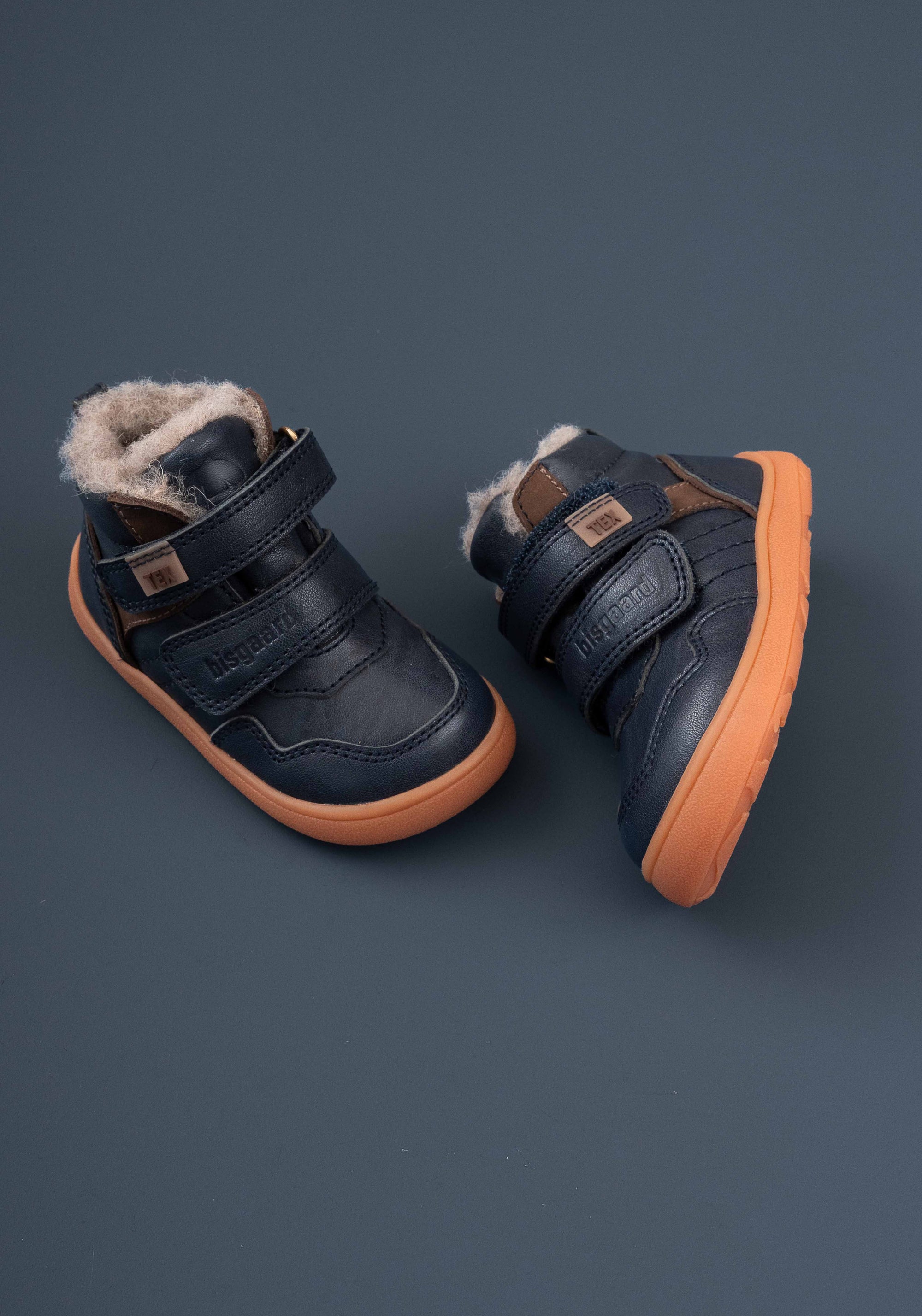 Ghete Barefoot impermeabile îmblănite - Becky Navy