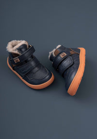 Ghete Barefoot impermeabile îmblănite - Becky Navy