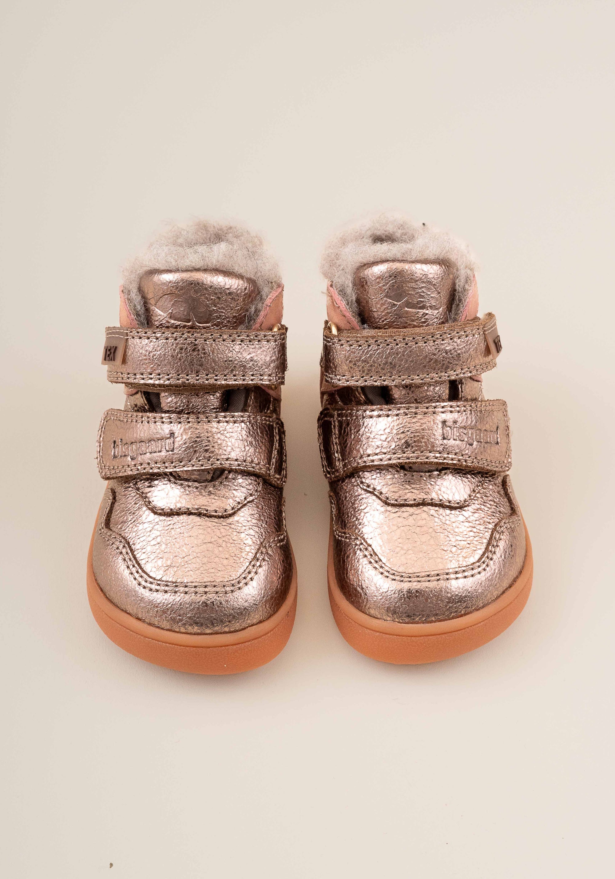 Ghete Barefoot impermeabile îmblănite - Becky Rose Gold