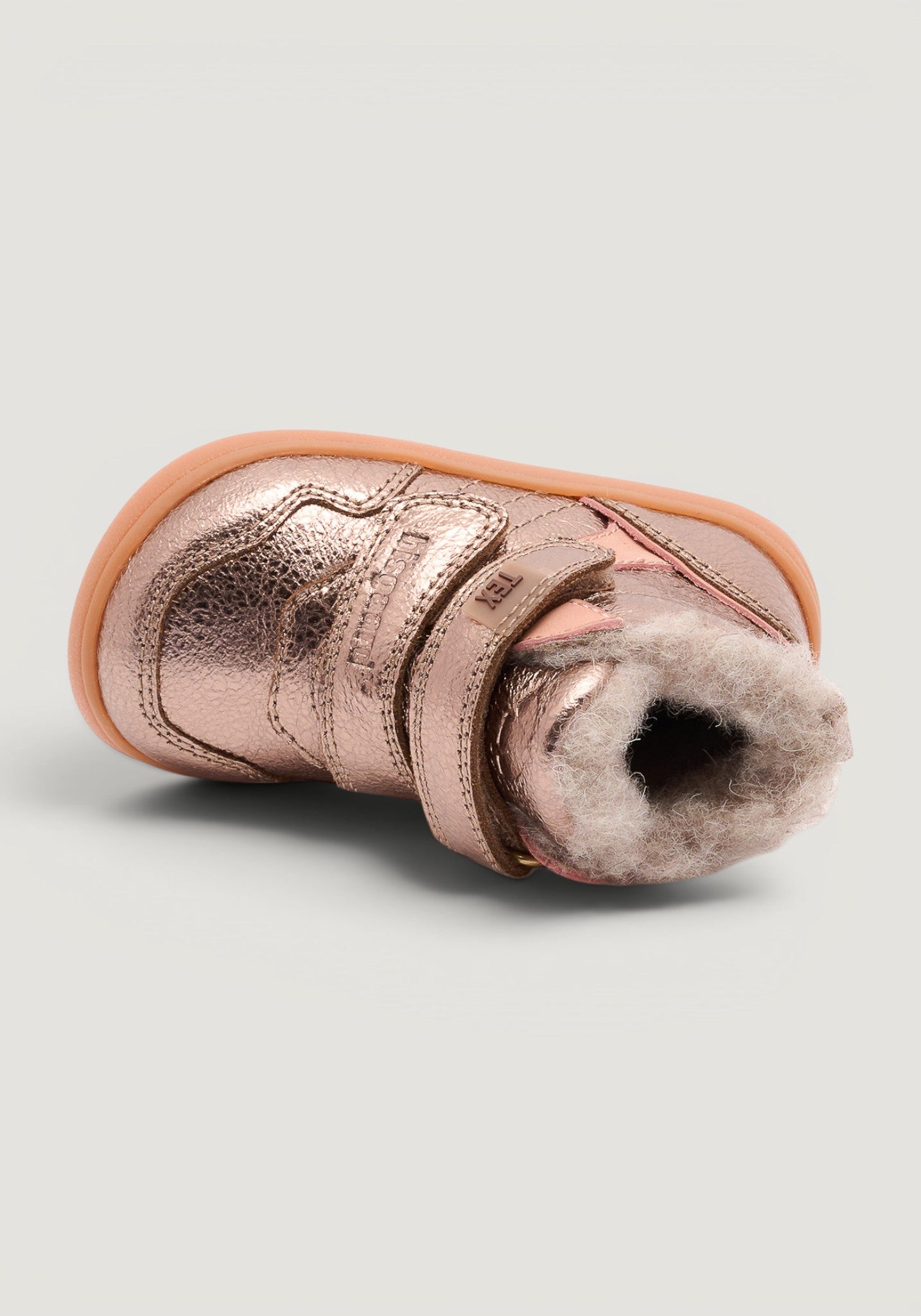 Ghete Barefoot impermeabile îmblănite - Becky Rose Gold