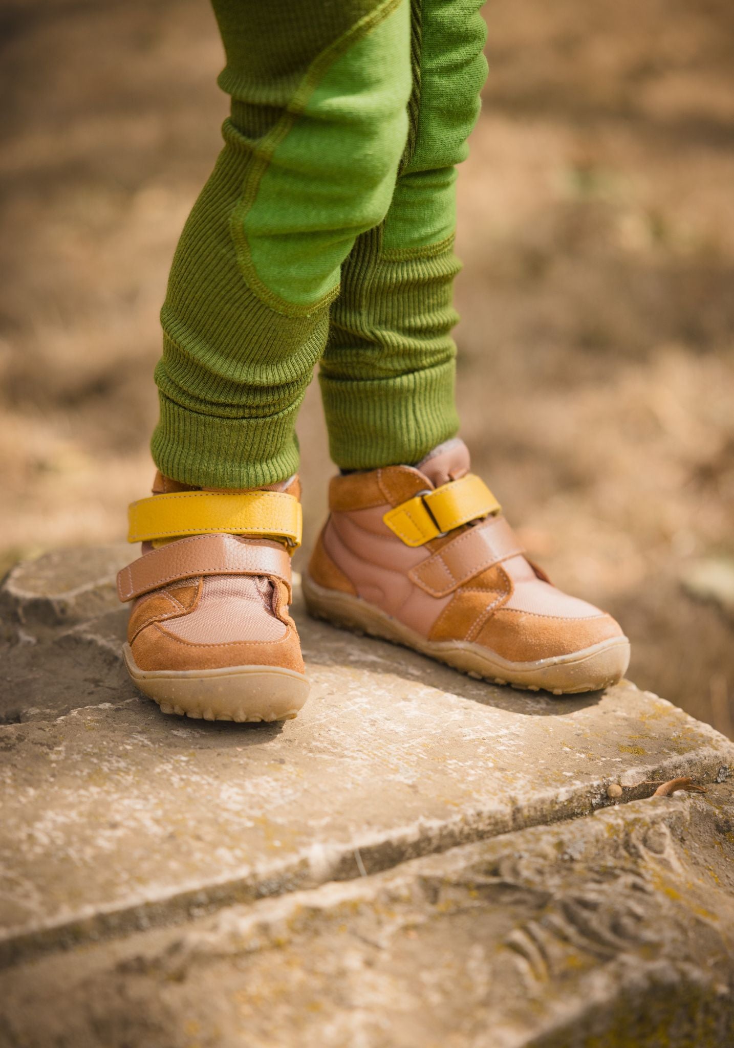 Ghete Barefoot impermeabile îmblănite - Biber Hazelnut