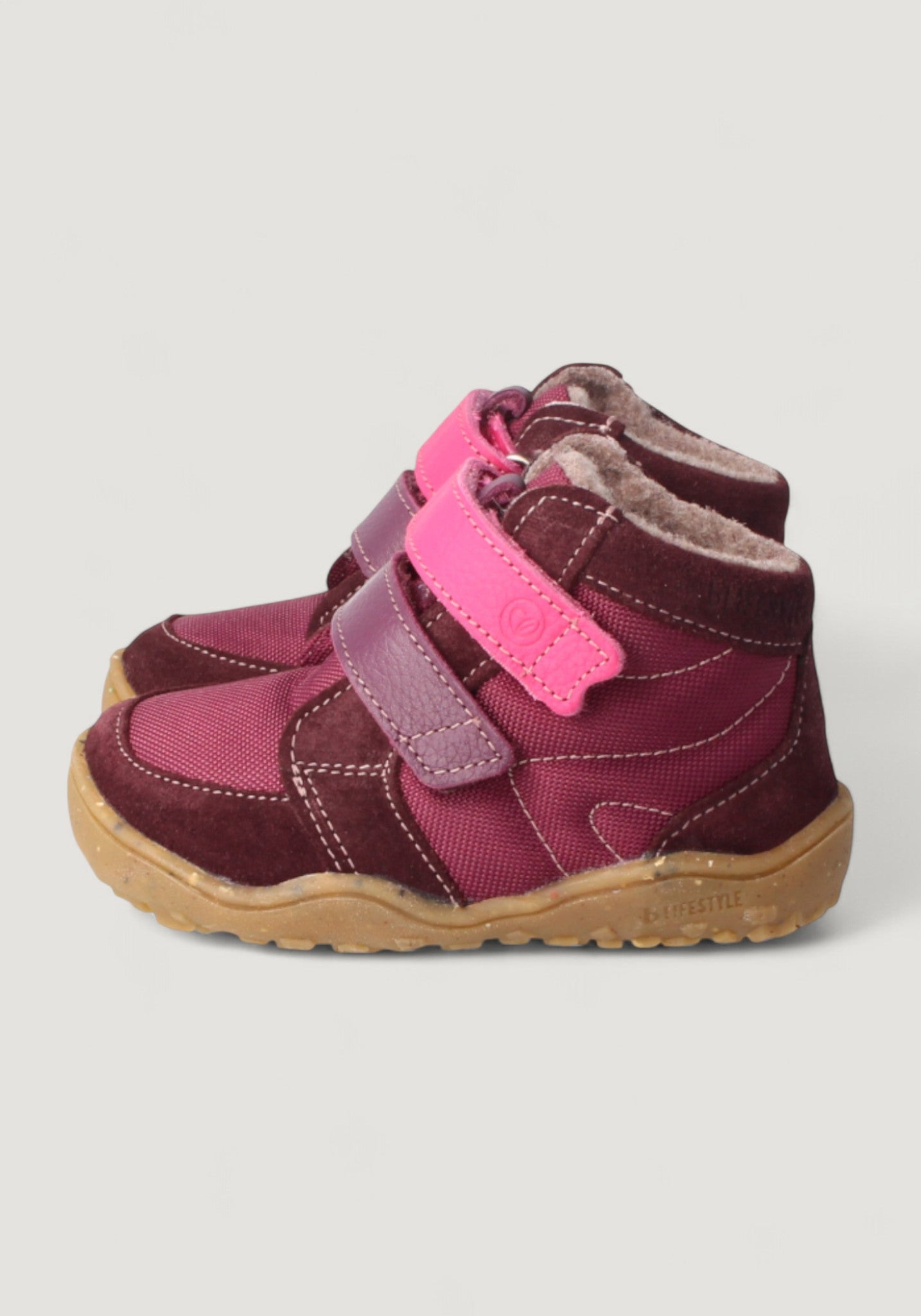 Ghete Barefoot impermeabile îmblănite - Biber Plum