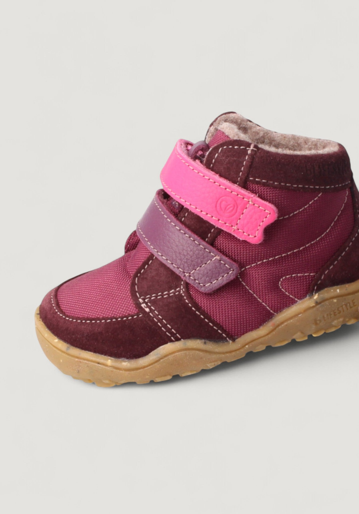 Ghete Barefoot impermeabile îmblănite - Biber Plum