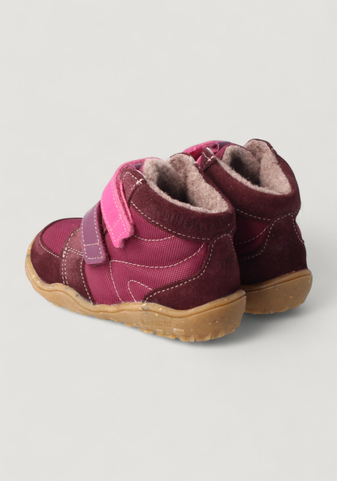 Ghete Barefoot impermeabile îmblănite - Biber Plum