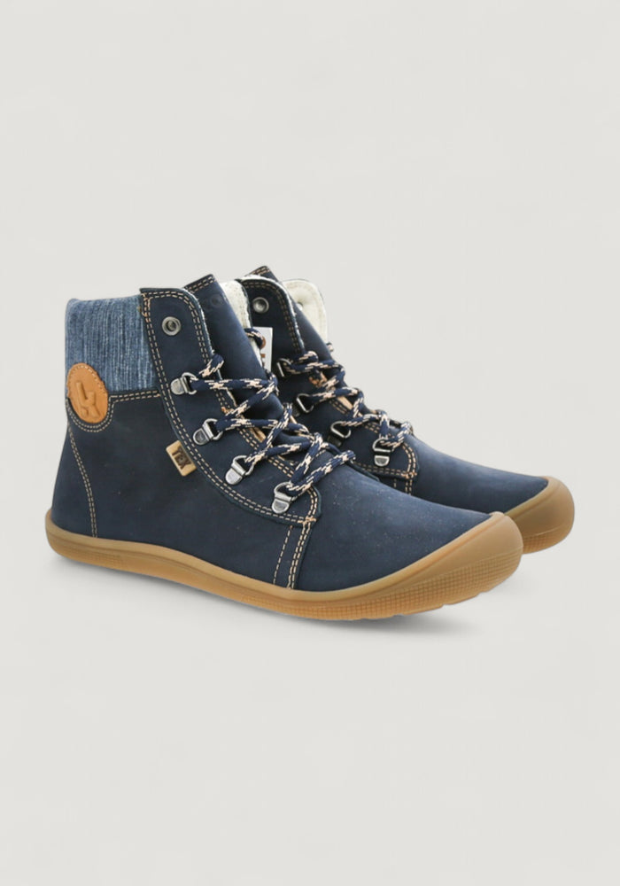 Ghete Barefoot impermeabile îmblănite - Deemer Navy