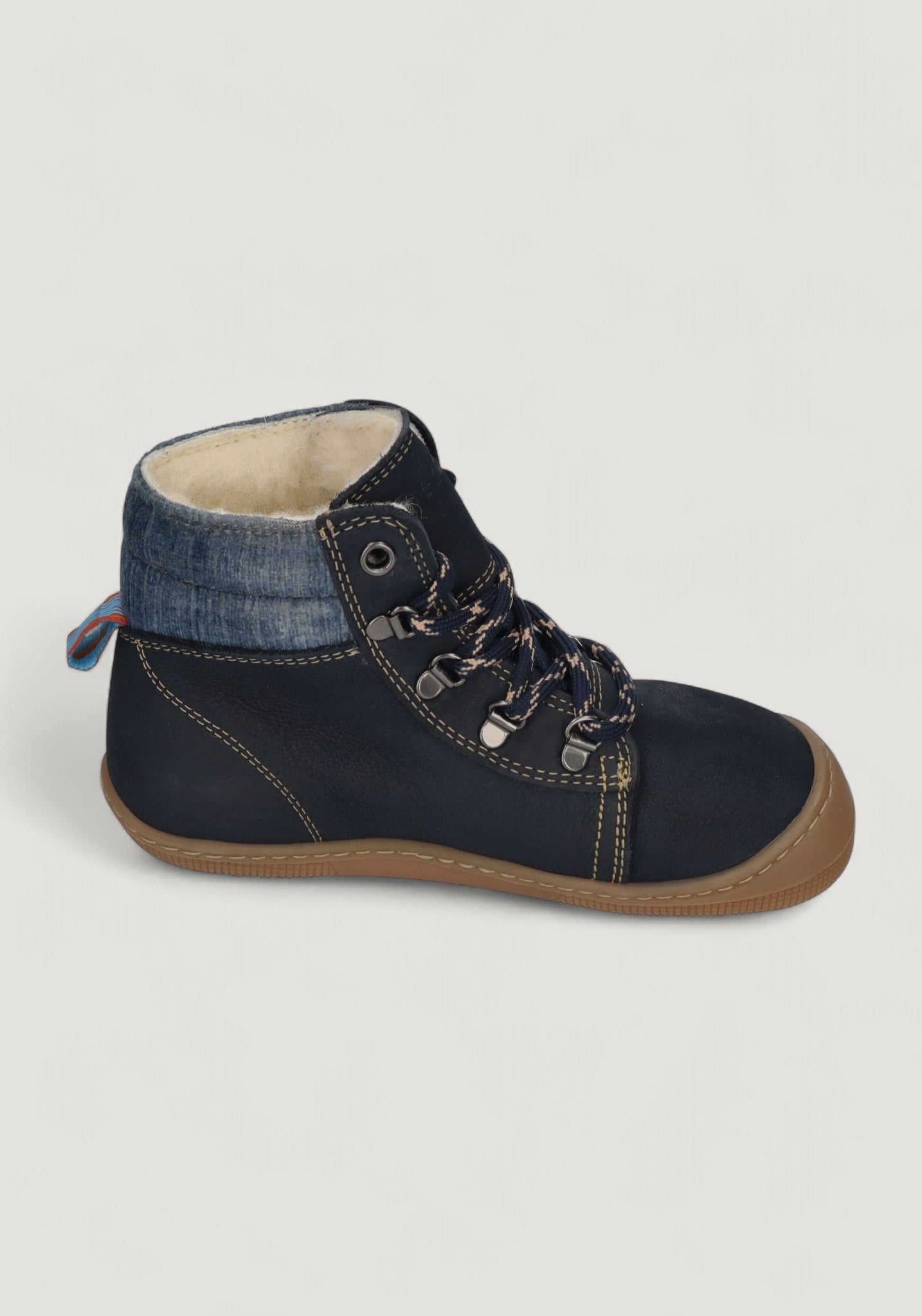 Ghete Barefoot impermeabile îmblănite - Deemer Navy