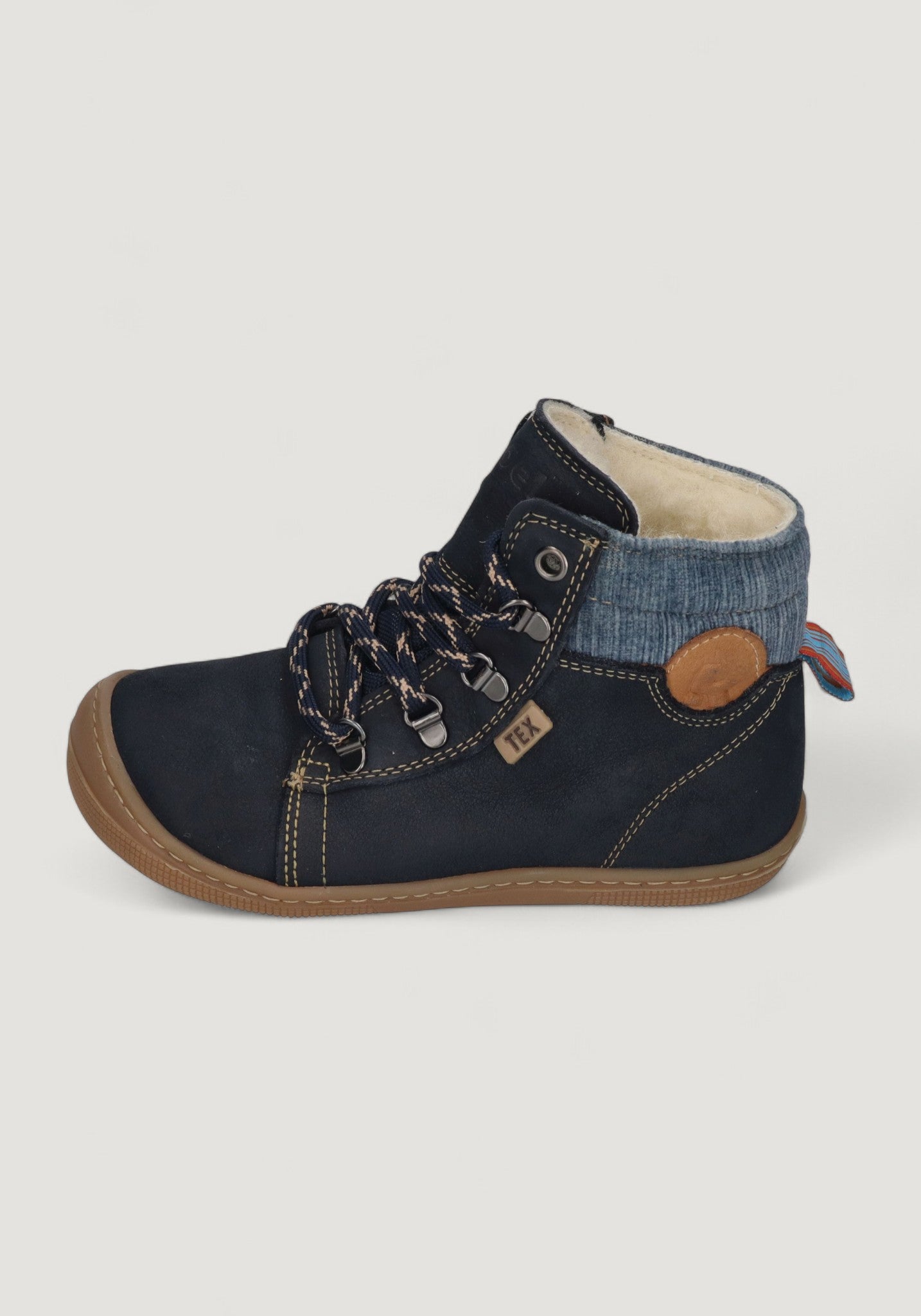 Ghete Barefoot impermeabile îmblănite - Deemer Navy