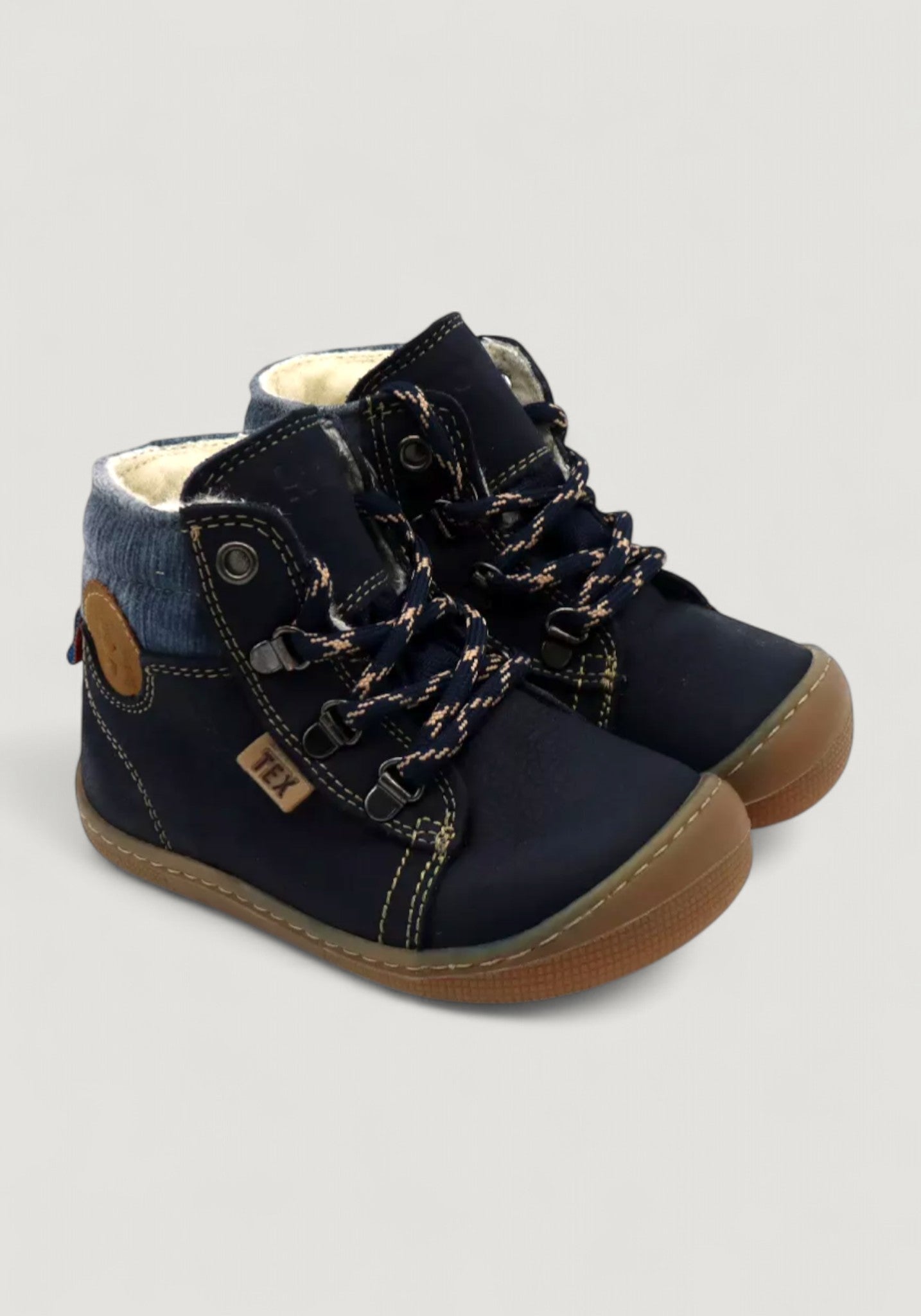 Ghete Barefoot impermeabile îmblănite - Deemer Navy