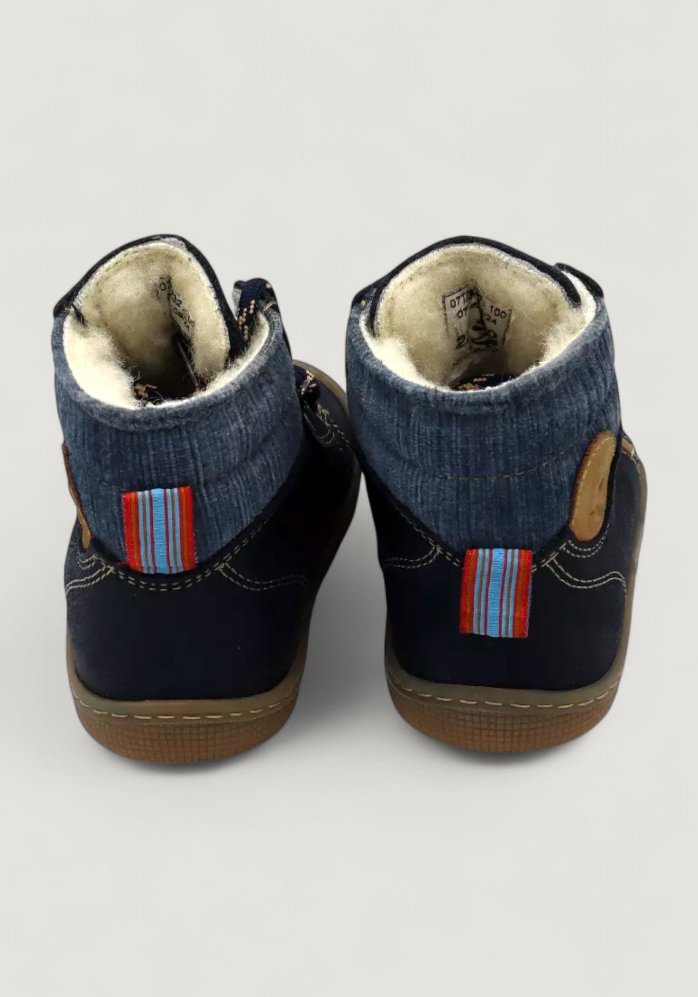 Ghete Barefoot impermeabile îmblănite - Deemer Navy