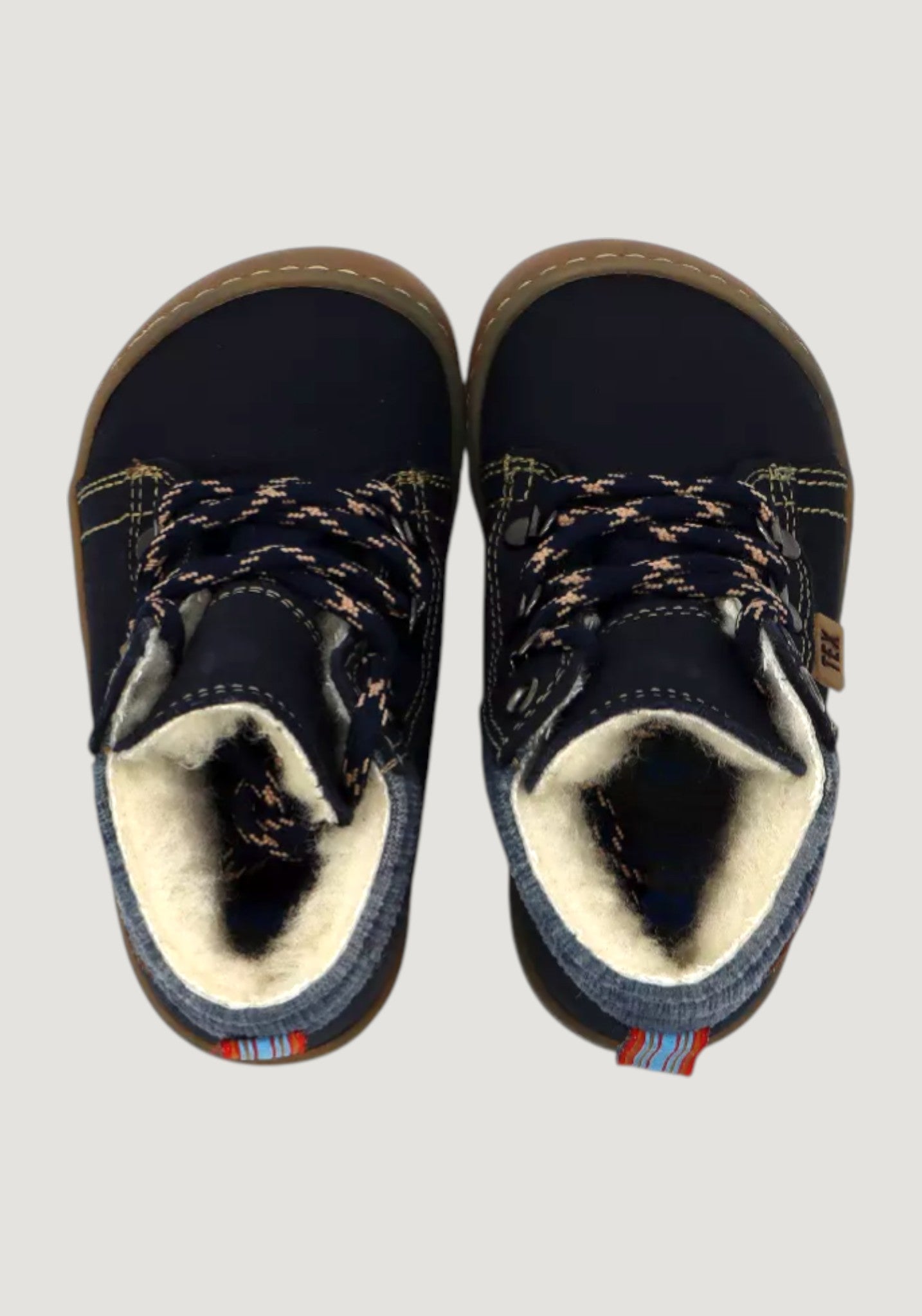 Ghete Barefoot impermeabile îmblănite - Deemer Navy