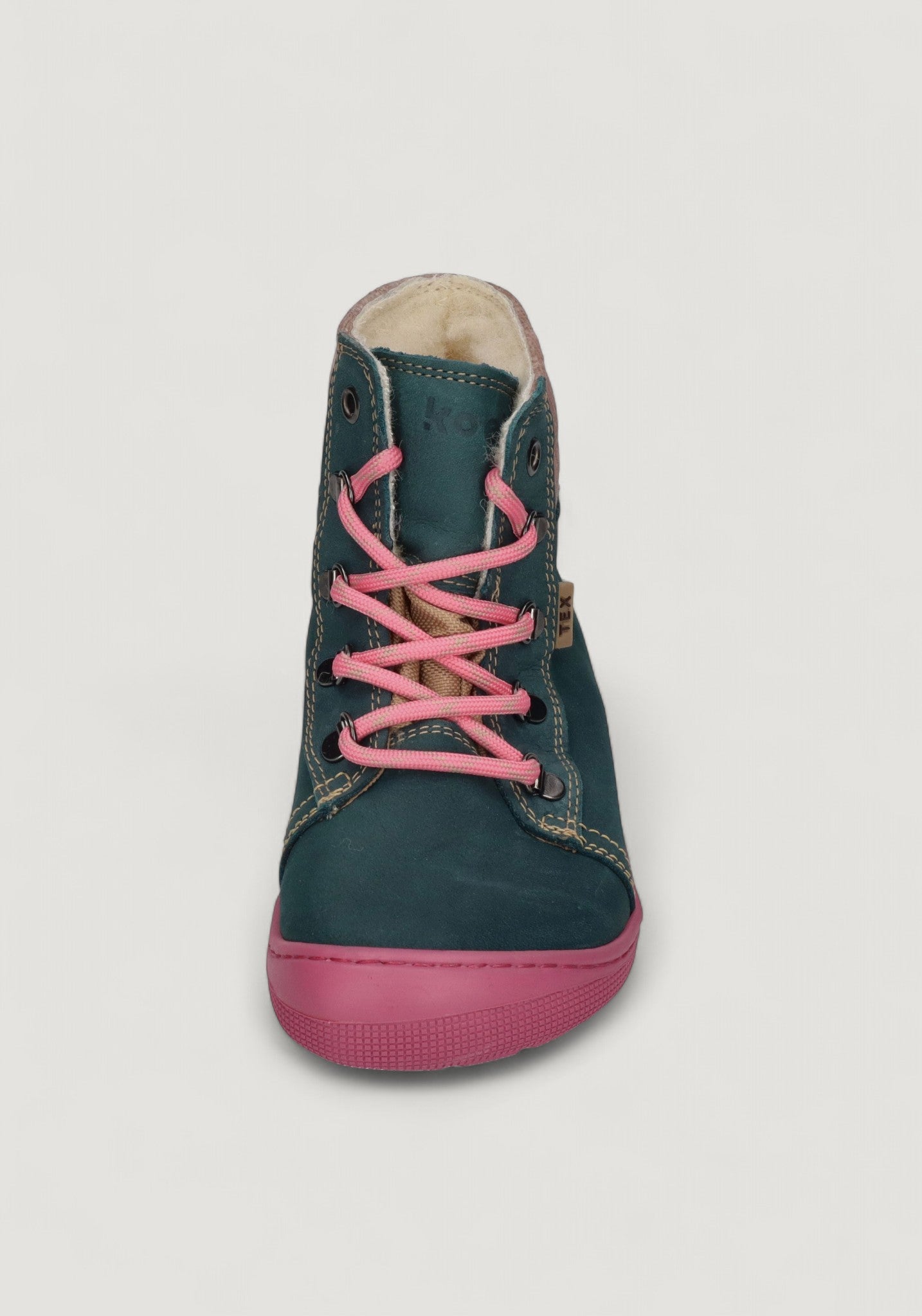 Ghete Barefoot impermeabile îmblănite - Deemer Turquoise