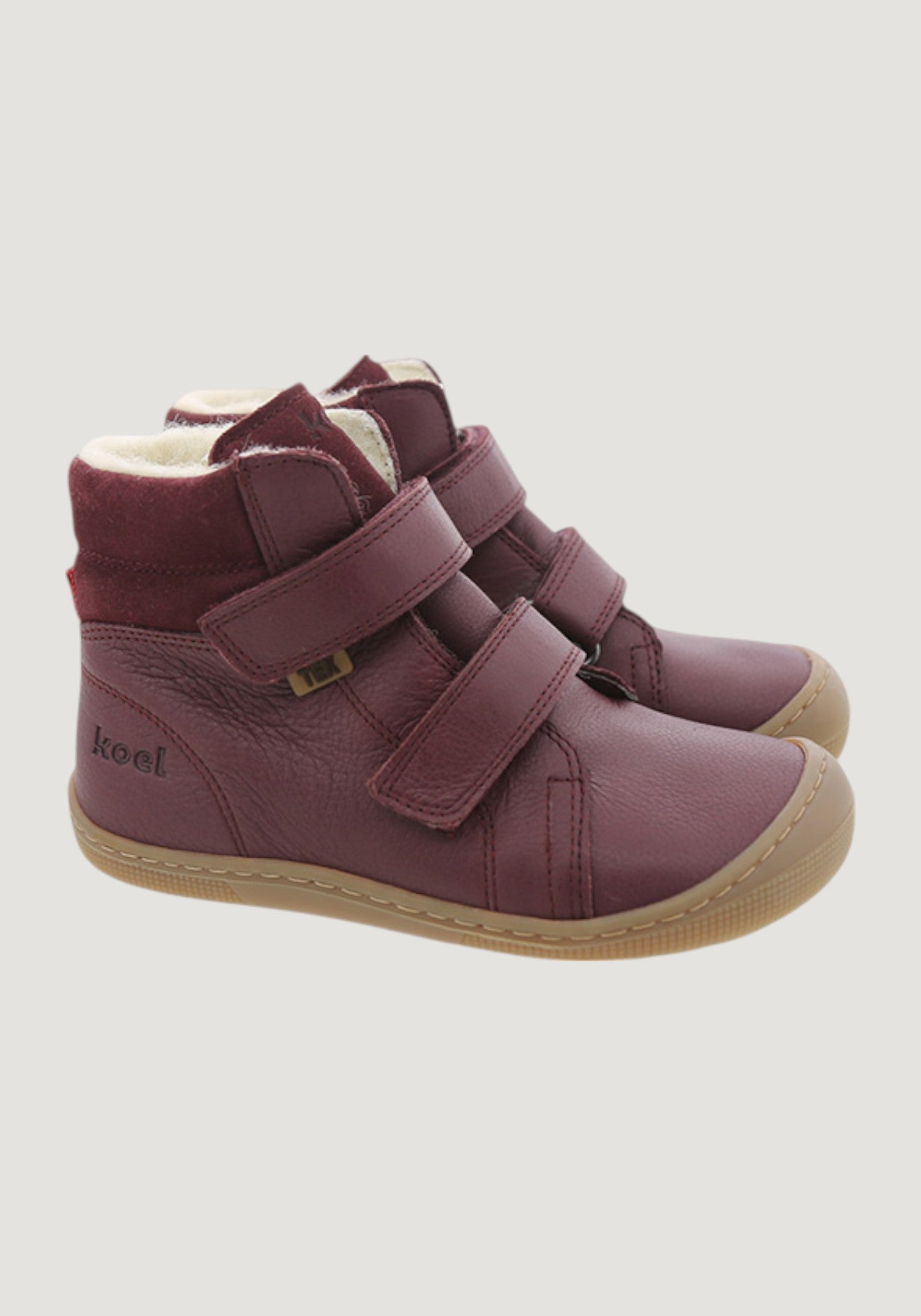 Ghete Barefoot impermeabile îmblănite - Demil Bordo 24