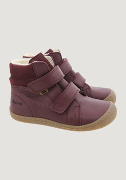 Ghete Barefoot impermeabile îmblănite - Demil Bordo 24