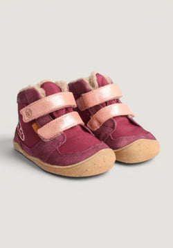 Ghete Barefoot impermeabile îmblănite - Eisbar Baby Plum