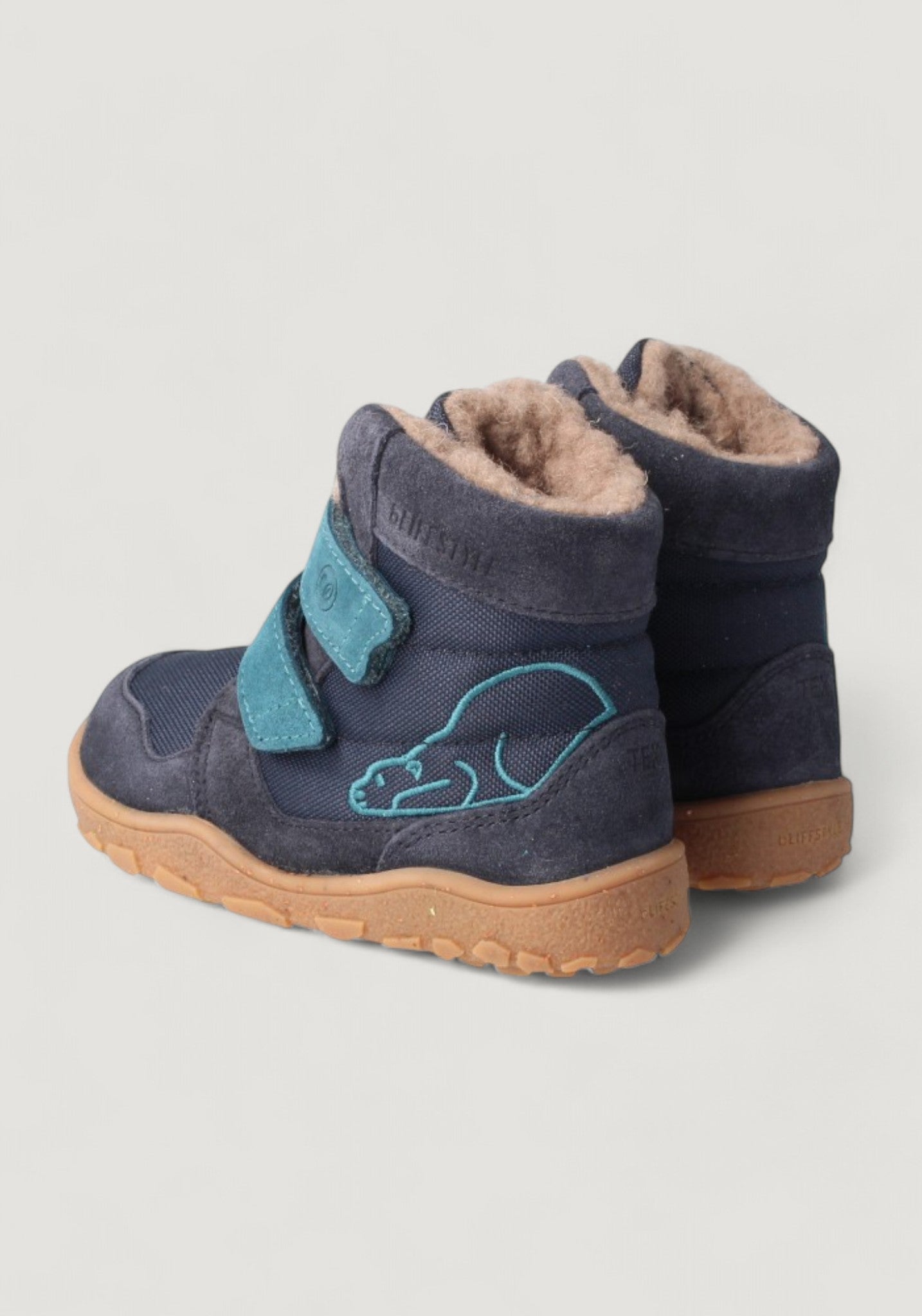 Ghete Barefoot impermeabile îmblănite - Eisbar Navy