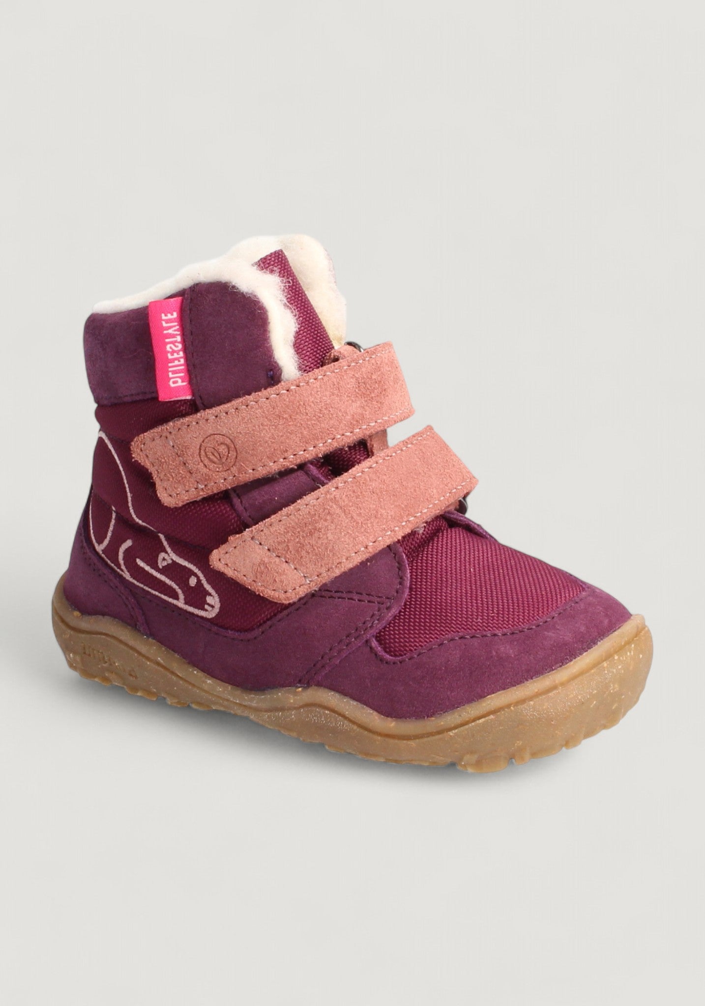 Ghete Barefoot impermeabile îmblănite - Eisbar Plum