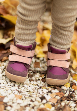 Ghete Barefoot impermeabile îmblănite - Eisbar Plum