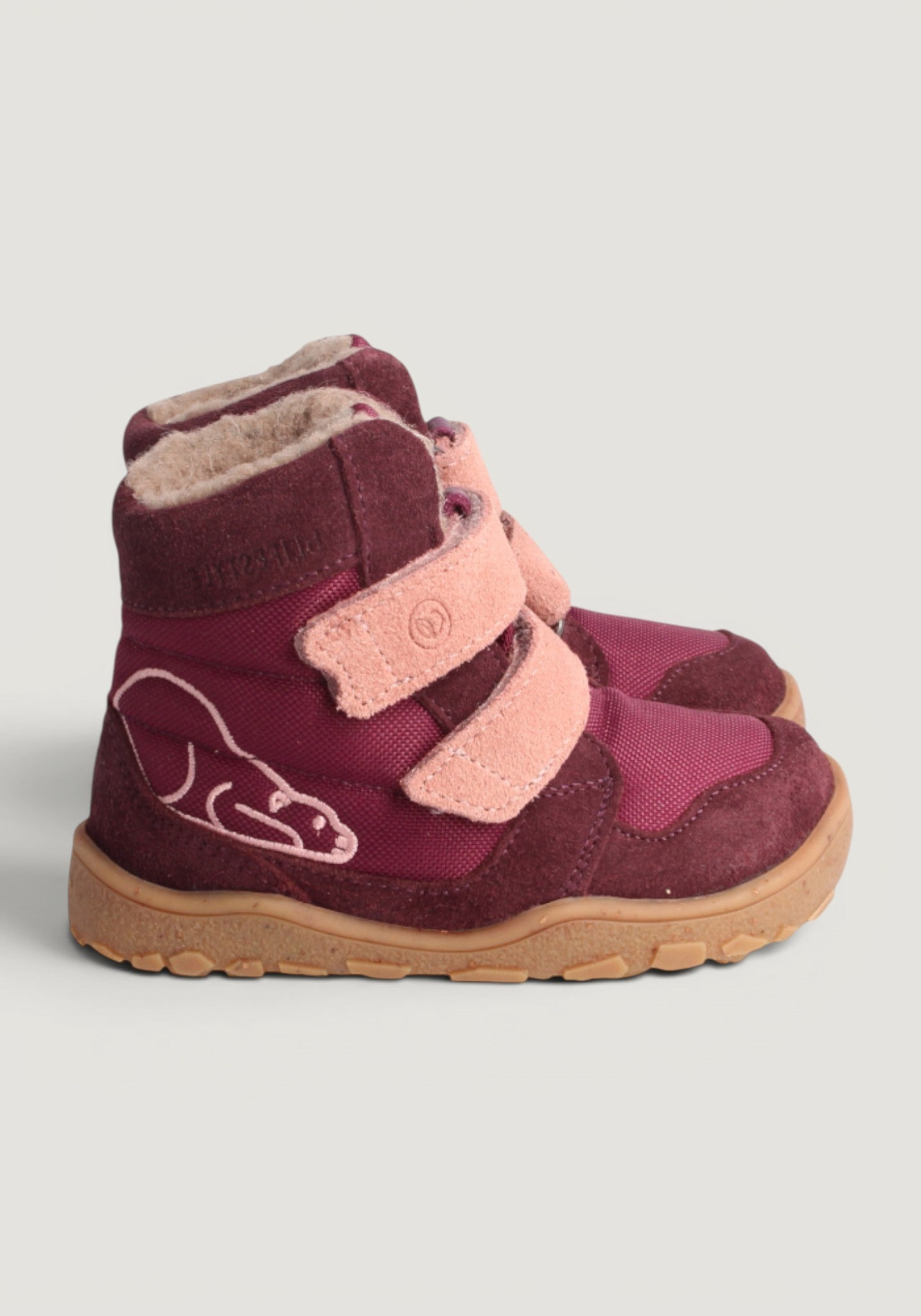 Ghete Barefoot impermeabile îmblănite - Eisbar Plum