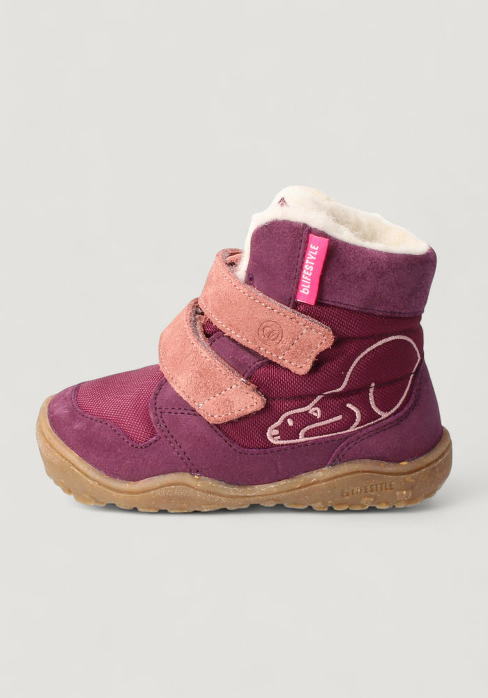 Ghete Barefoot impermeabile îmblănite - Eisbar Plum