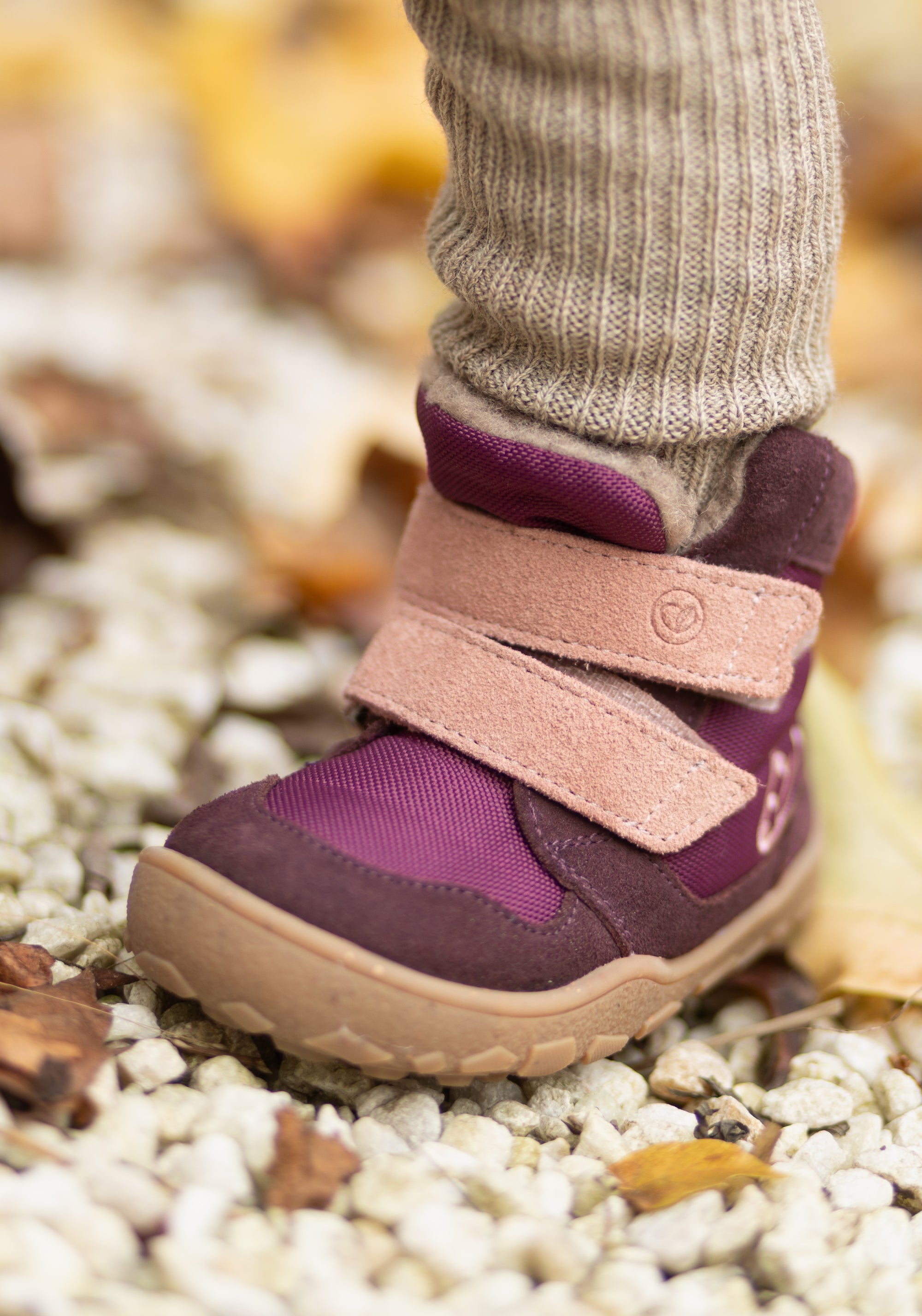 Ghete Barefoot impermeabile îmblănite - Eisbar Plum