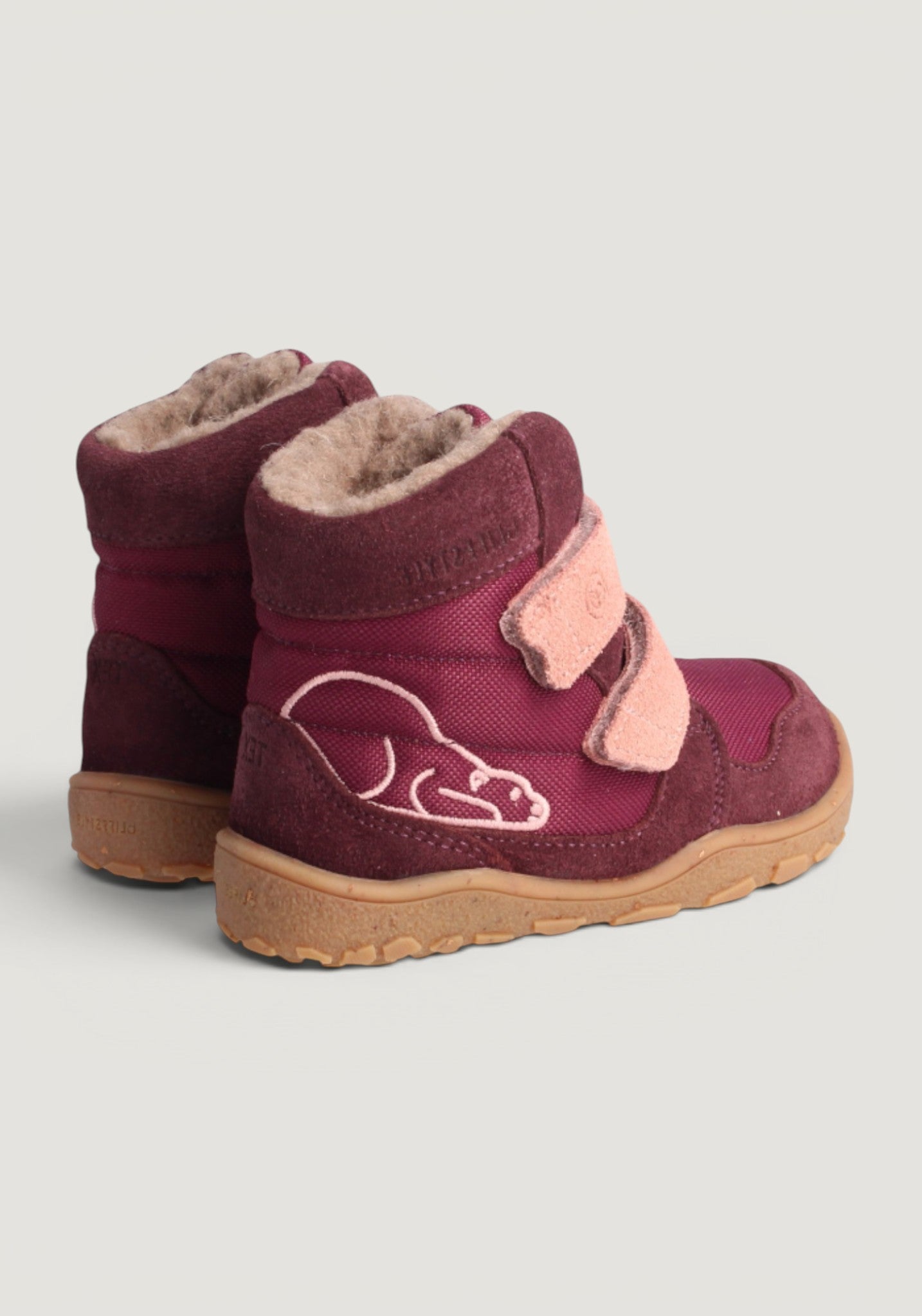 Ghete Barefoot impermeabile îmblănite - Eisbar Plum