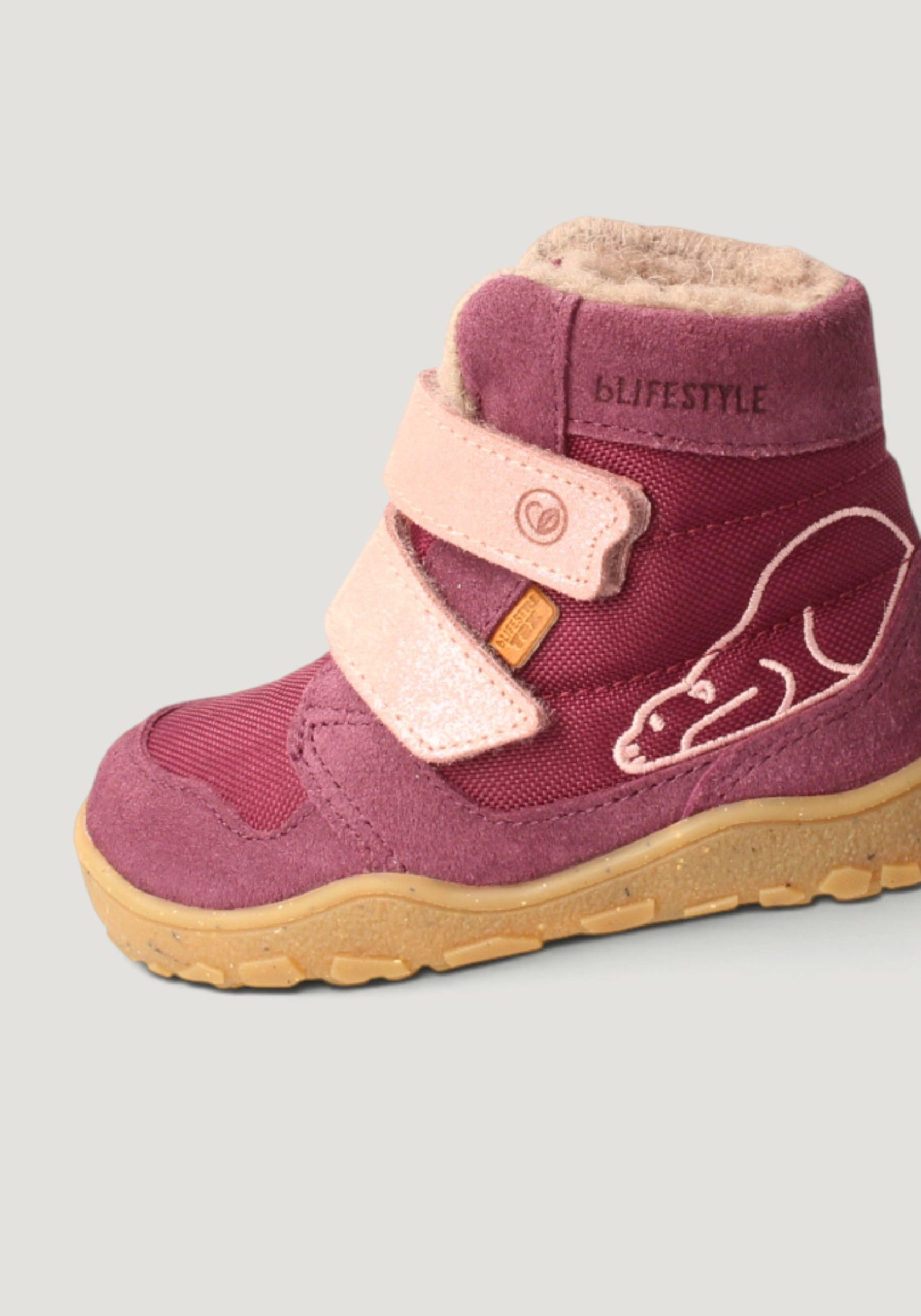 Ghete Barefoot impermeabile îmblănite - Eisbar Plum