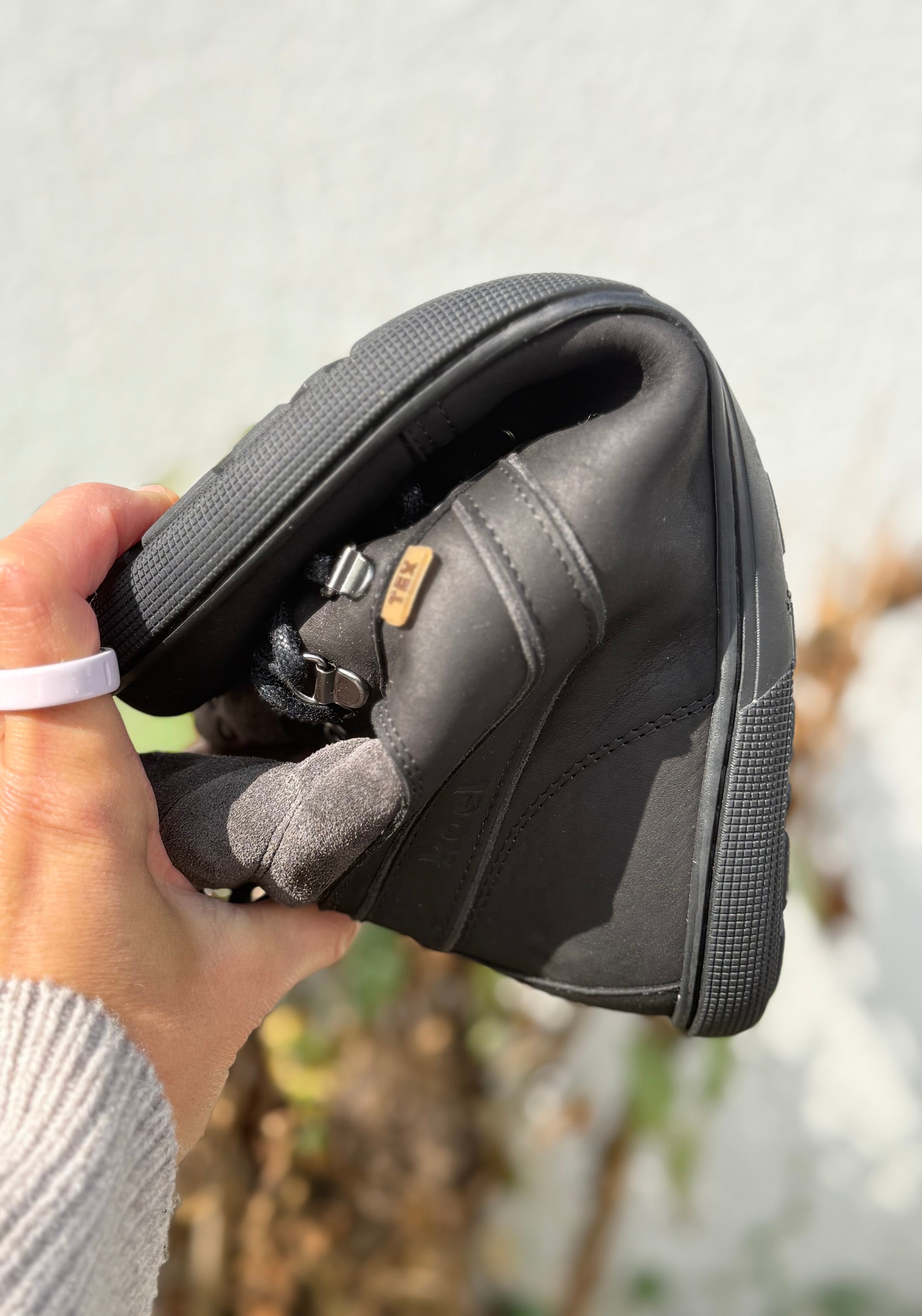 Ghete Barefoot impermeabile îmblănite - Fox Black