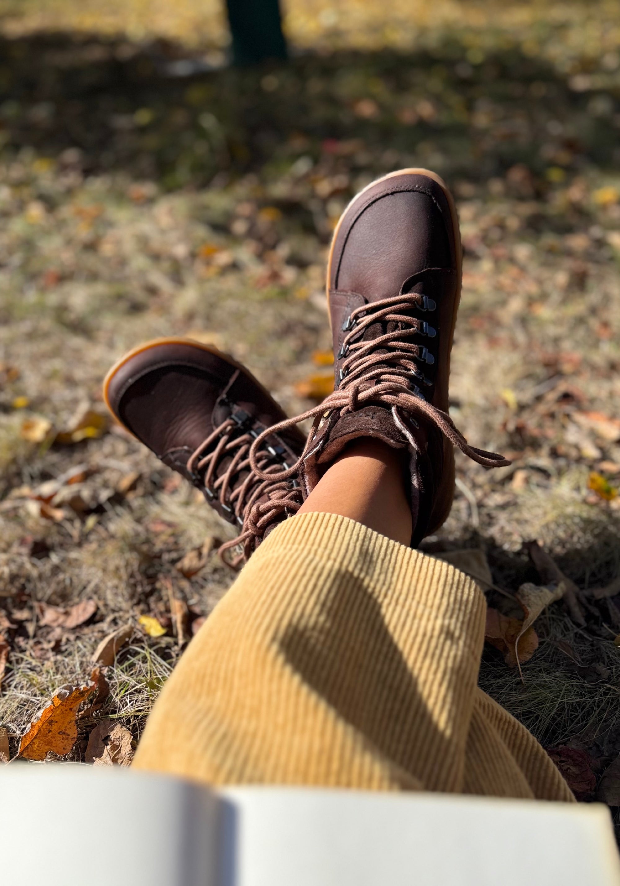 Ghete Barefoot impermeabile îmblănite - Fox Brown