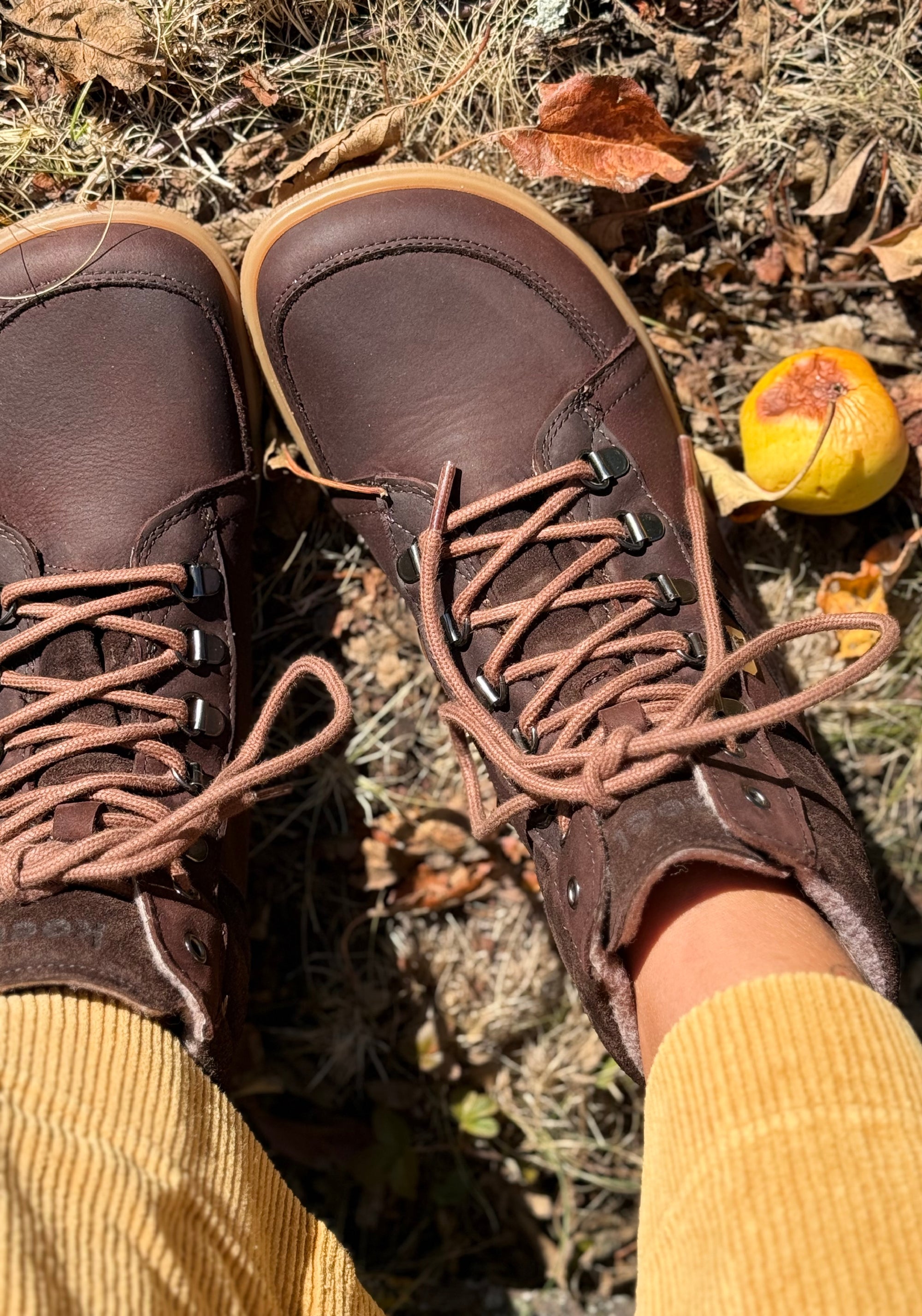 Ghete Barefoot impermeabile îmblănite - Fox Brown