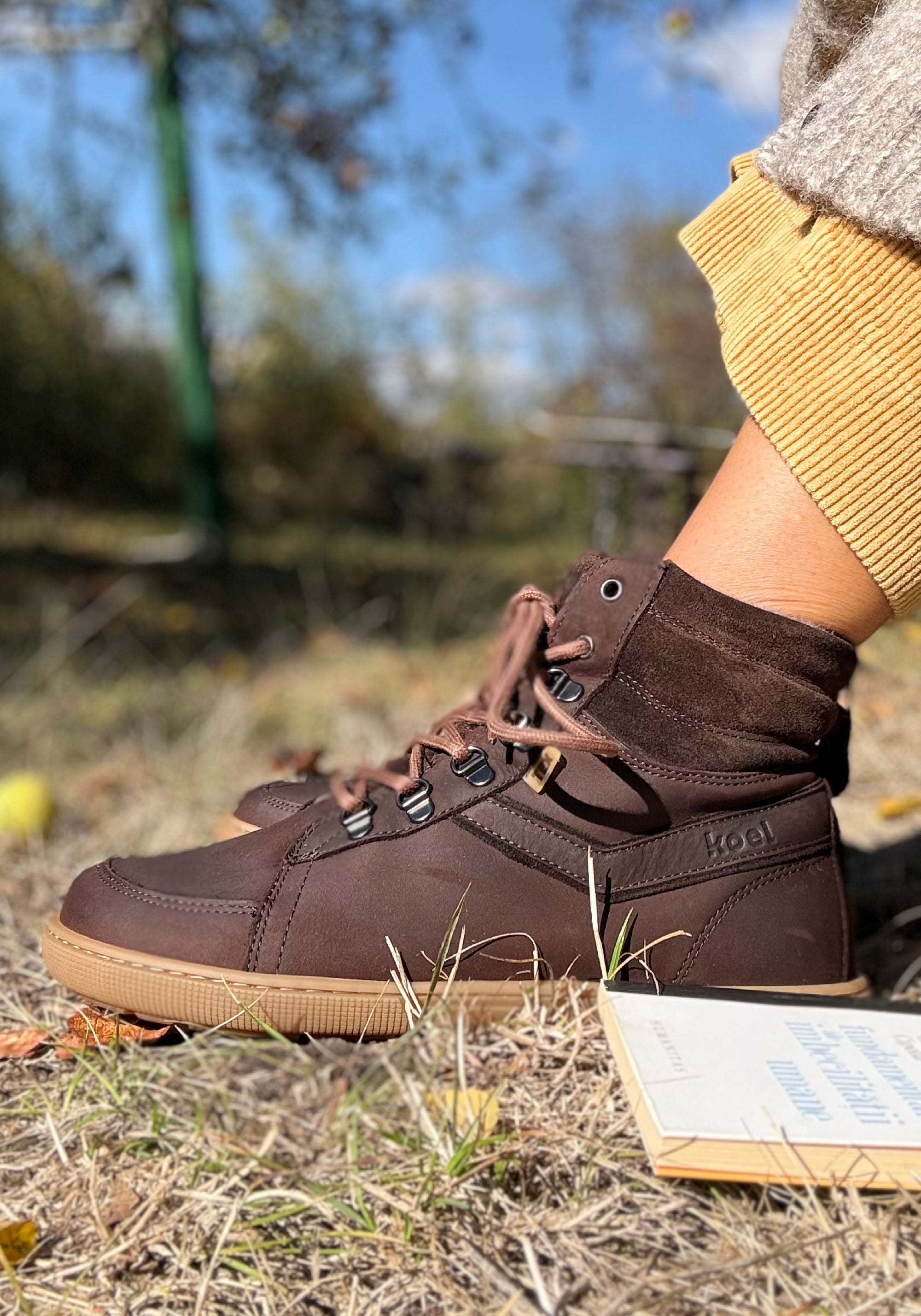 Ghete Barefoot impermeabile îmblănite - Fox Brown