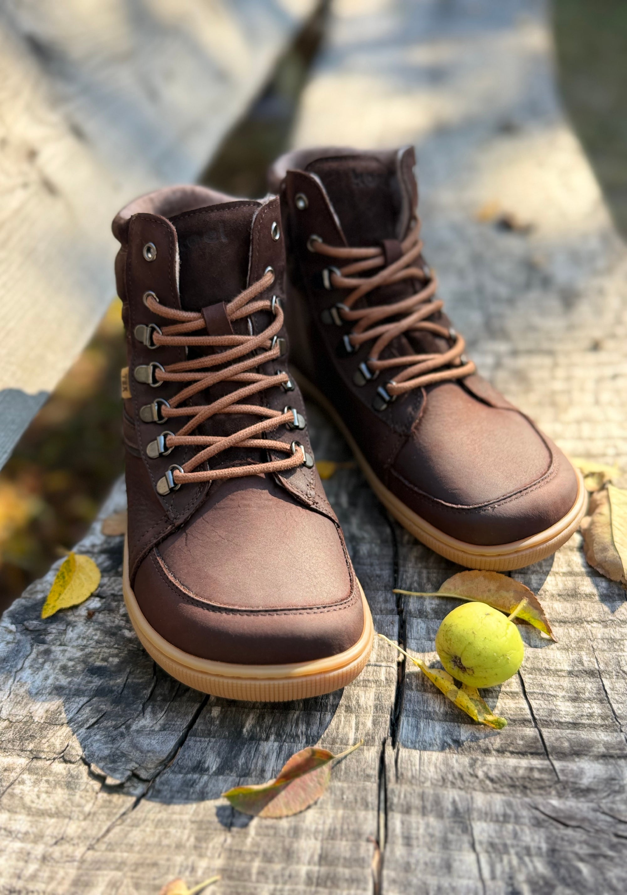 Ghete Barefoot impermeabile îmblănite - Fox Brown
