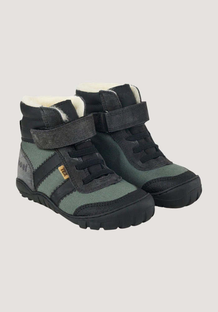 Ghete Barefoot impermeabile îmblănite - Milam Black