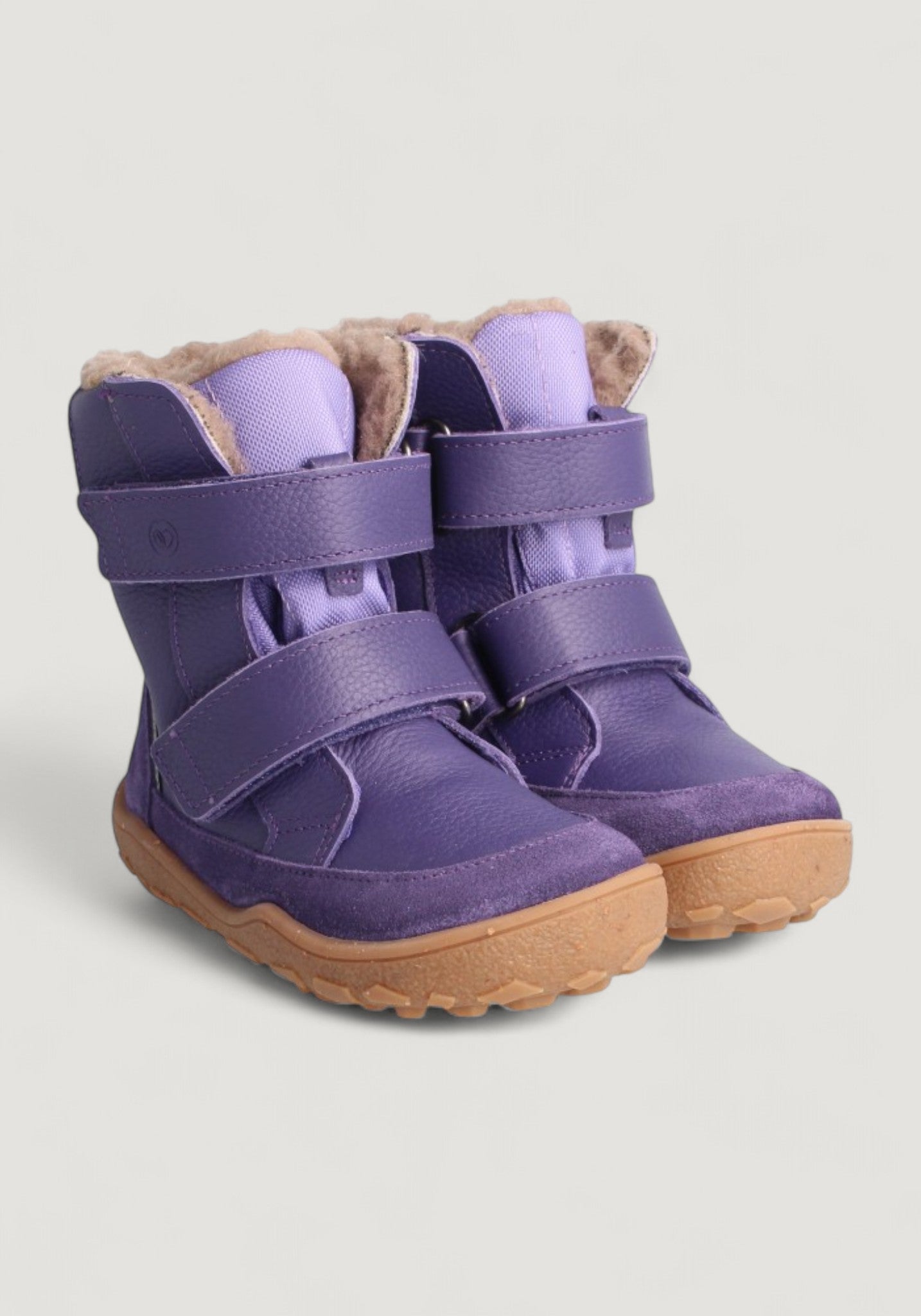 Ghete Barefoot impermeabile îmblănite - Pekari Lila