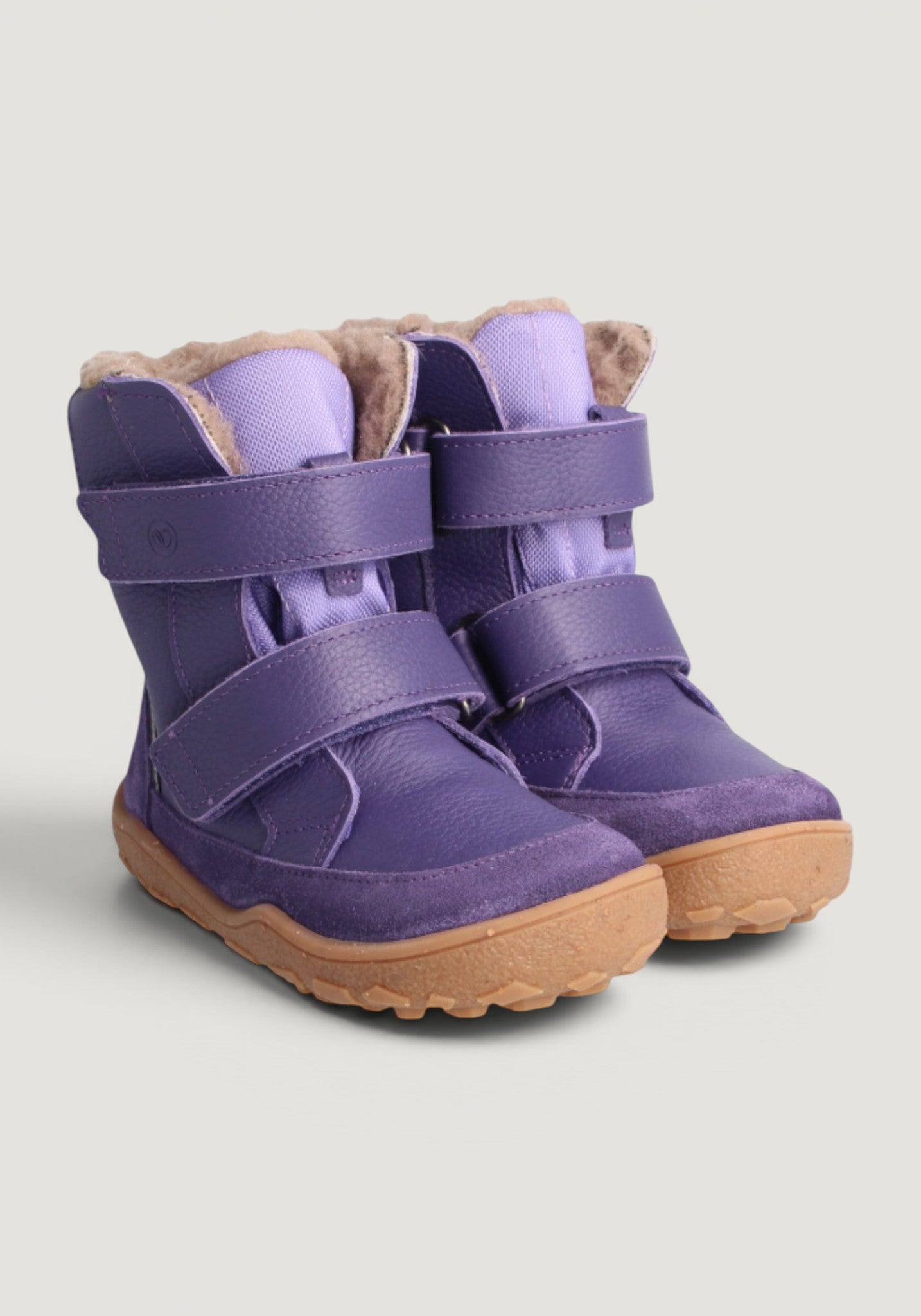 Ghete Barefoot impermeabile îmblănite - Pekari Lila