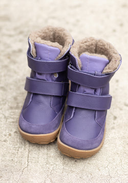 Ghete Barefoot impermeabile îmblănite - Pekari Lila