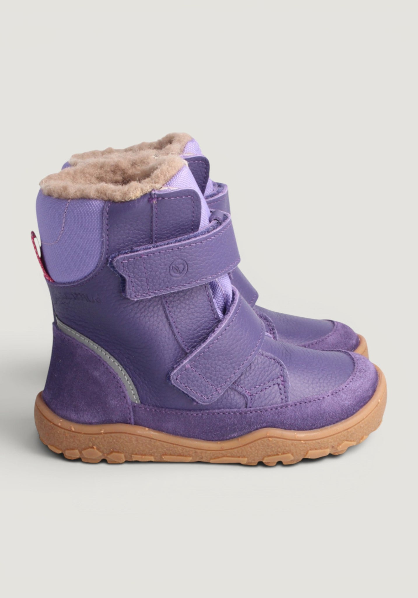 Ghete Barefoot impermeabile îmblănite - Pekari Lila