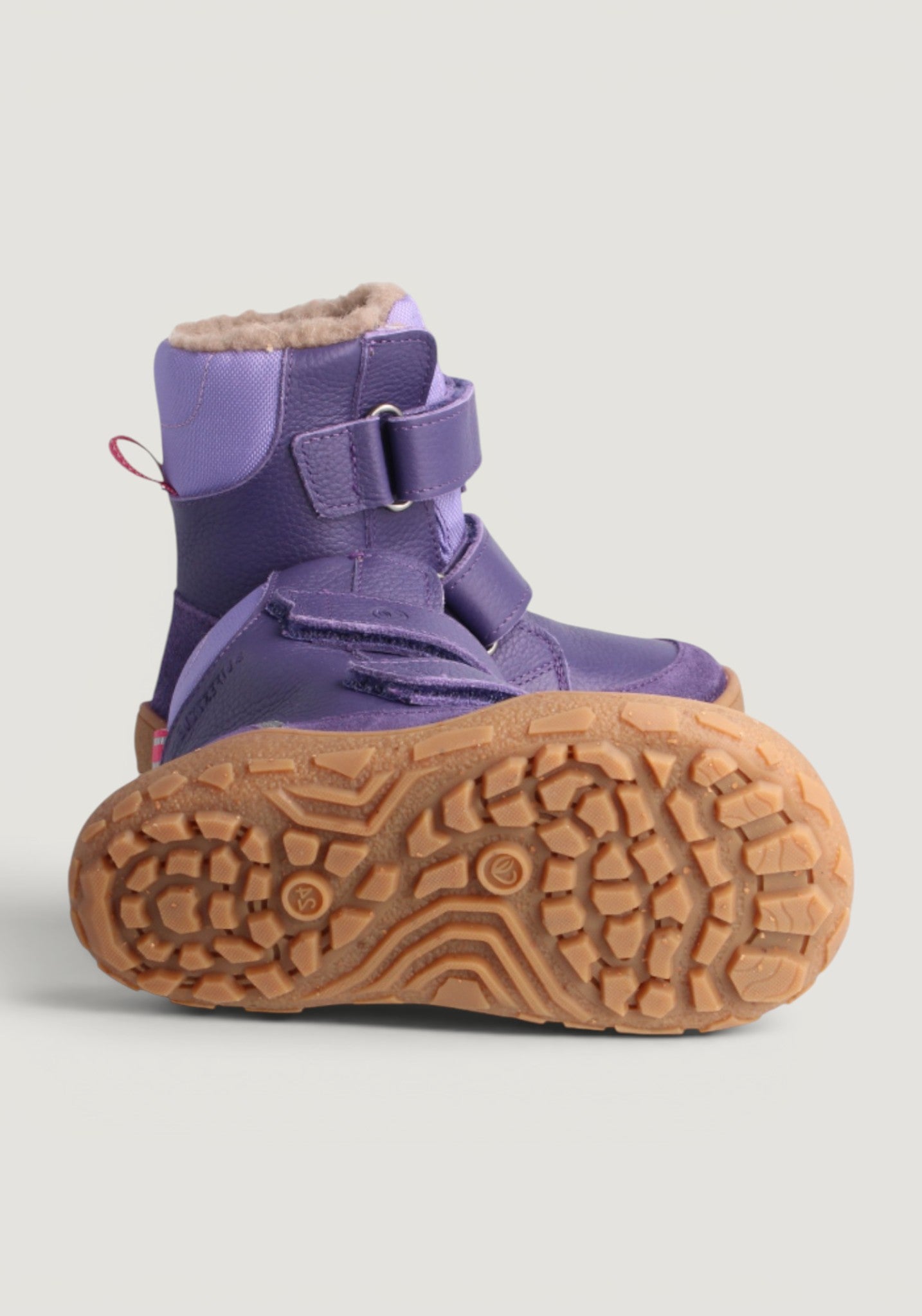Ghete Barefoot impermeabile îmblănite - Pekari Lila