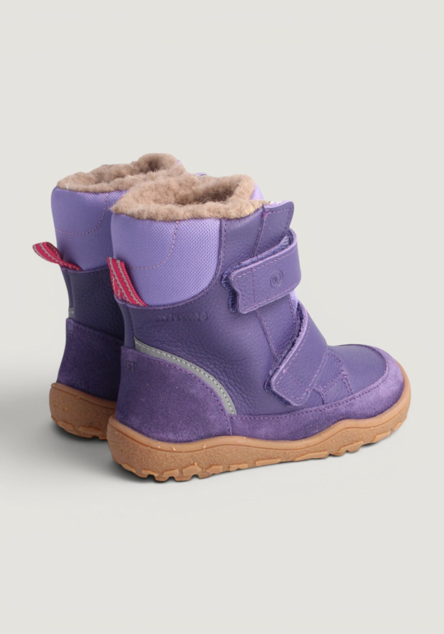 Ghete Barefoot impermeabile îmblănite - Pekari Lila