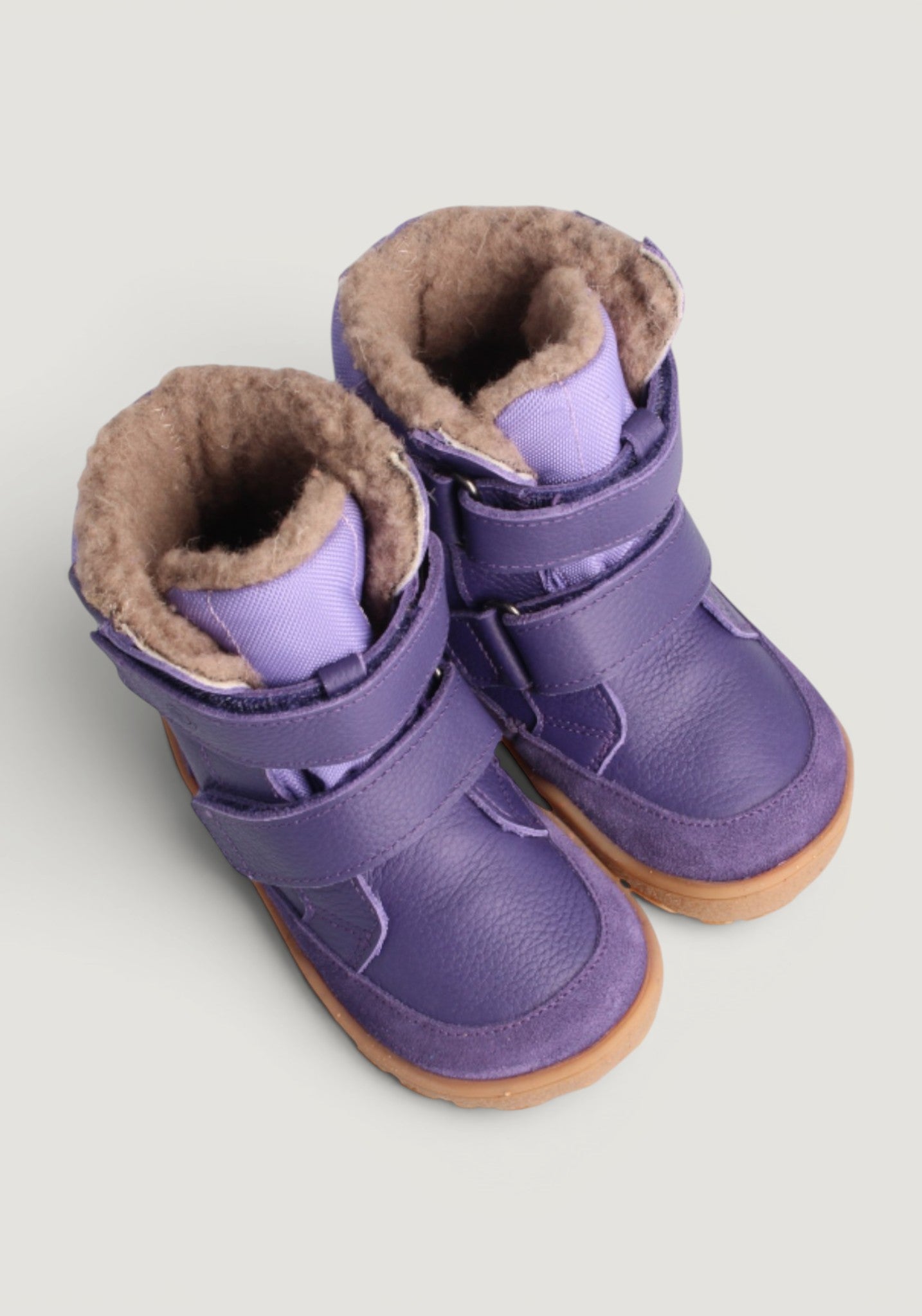 Ghete Barefoot impermeabile îmblănite - Pekari Lila