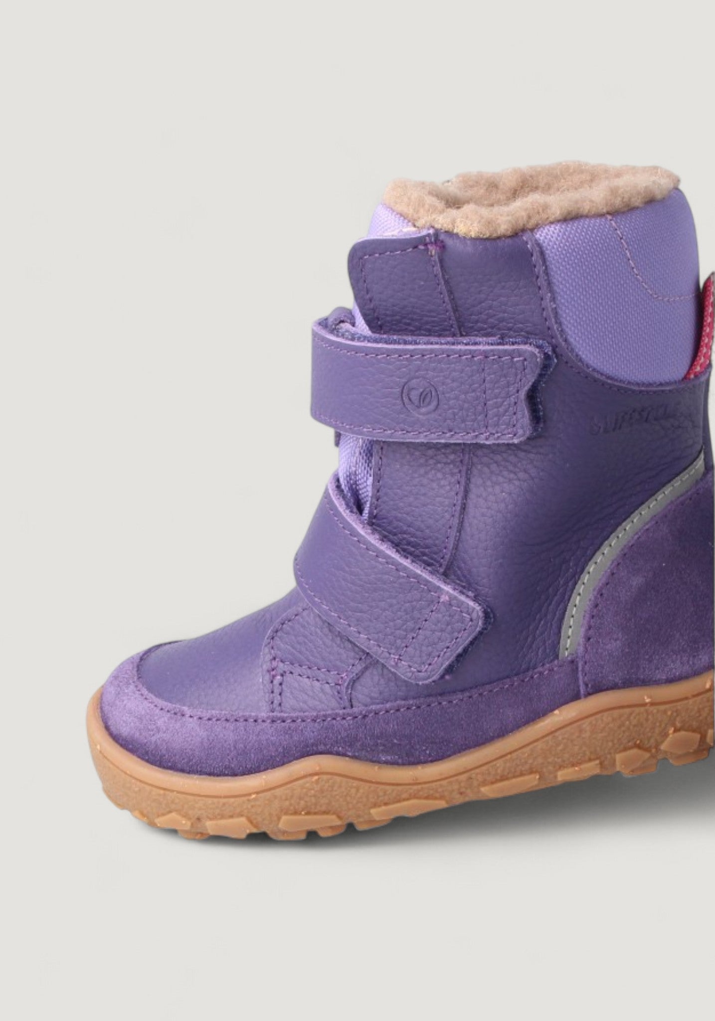 Ghete Barefoot impermeabile îmblănite - Pekari Lila