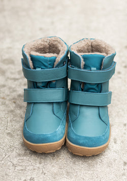 Ghete Barefoot impermeabile îmblănite - Pekari Petrol