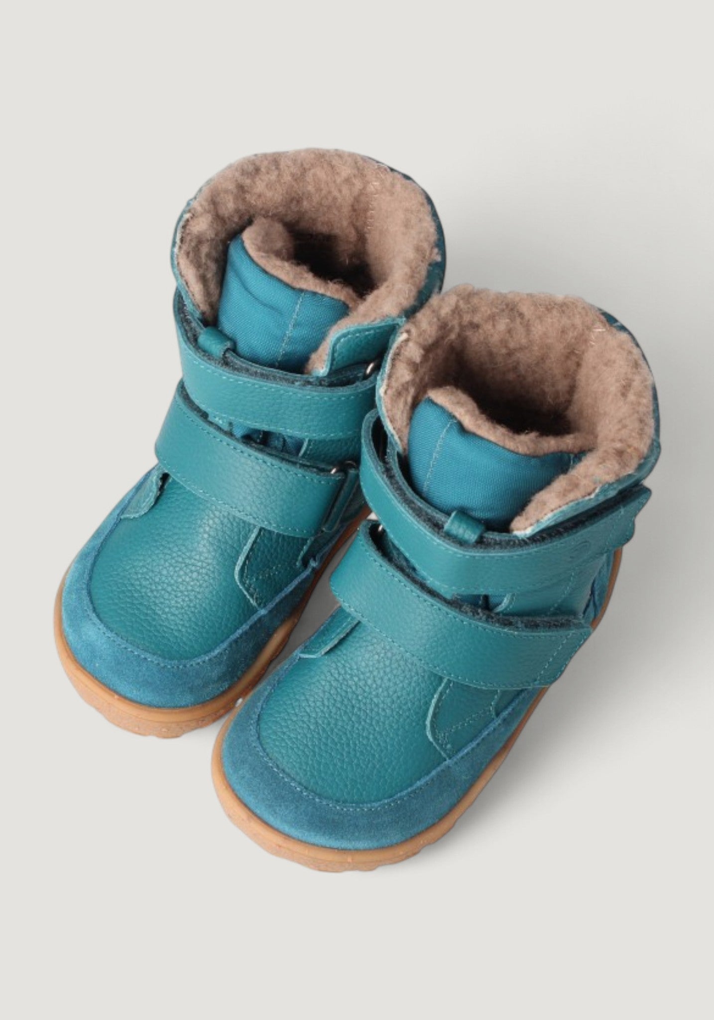 Ghete Barefoot impermeabile îmblănite - Pekari Petrol