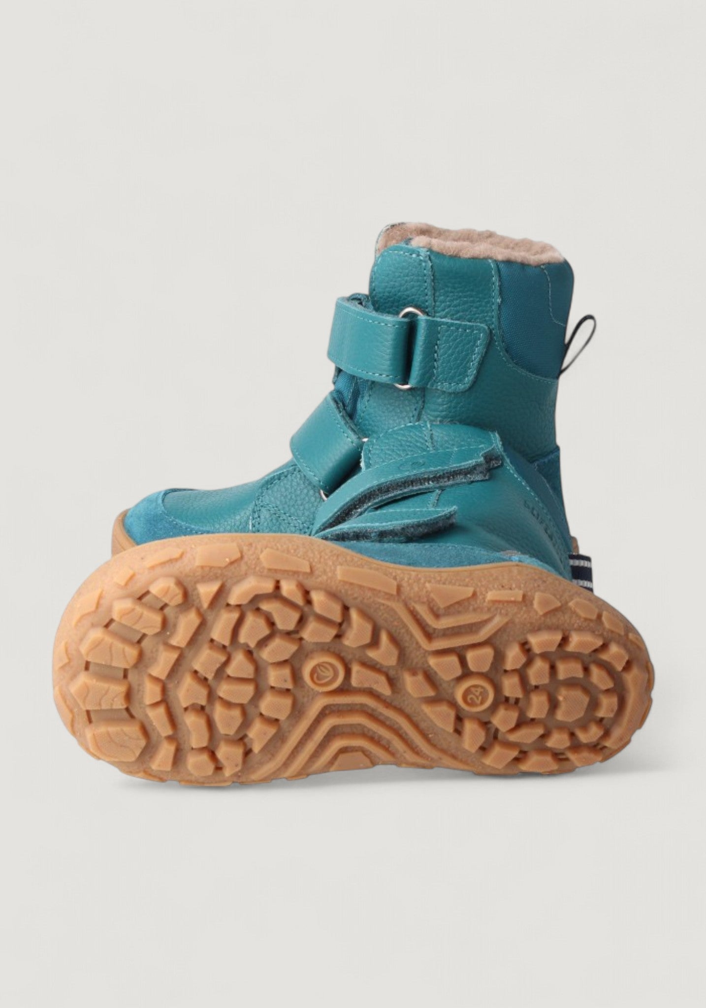 Ghete Barefoot impermeabile îmblănite - Pekari Petrol