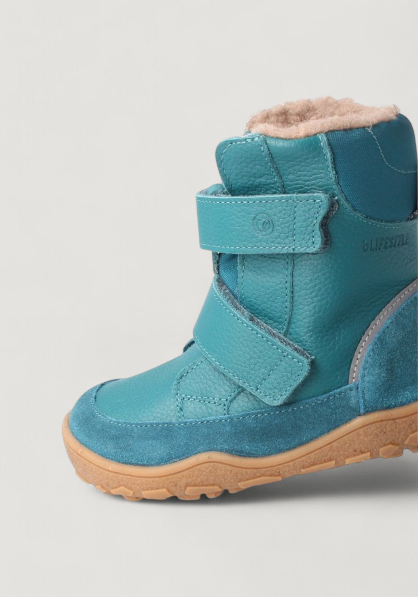 Ghete Barefoot impermeabile îmblănite - Pekari Petrol